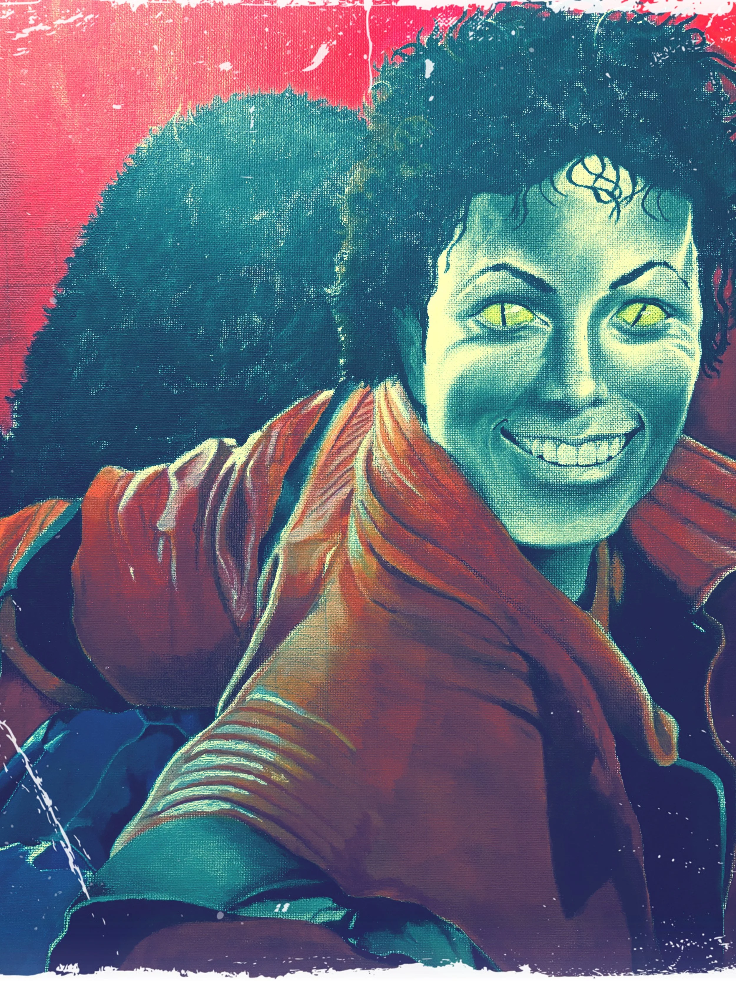 Michael Jackson Thriller “18x24” Custom Painting