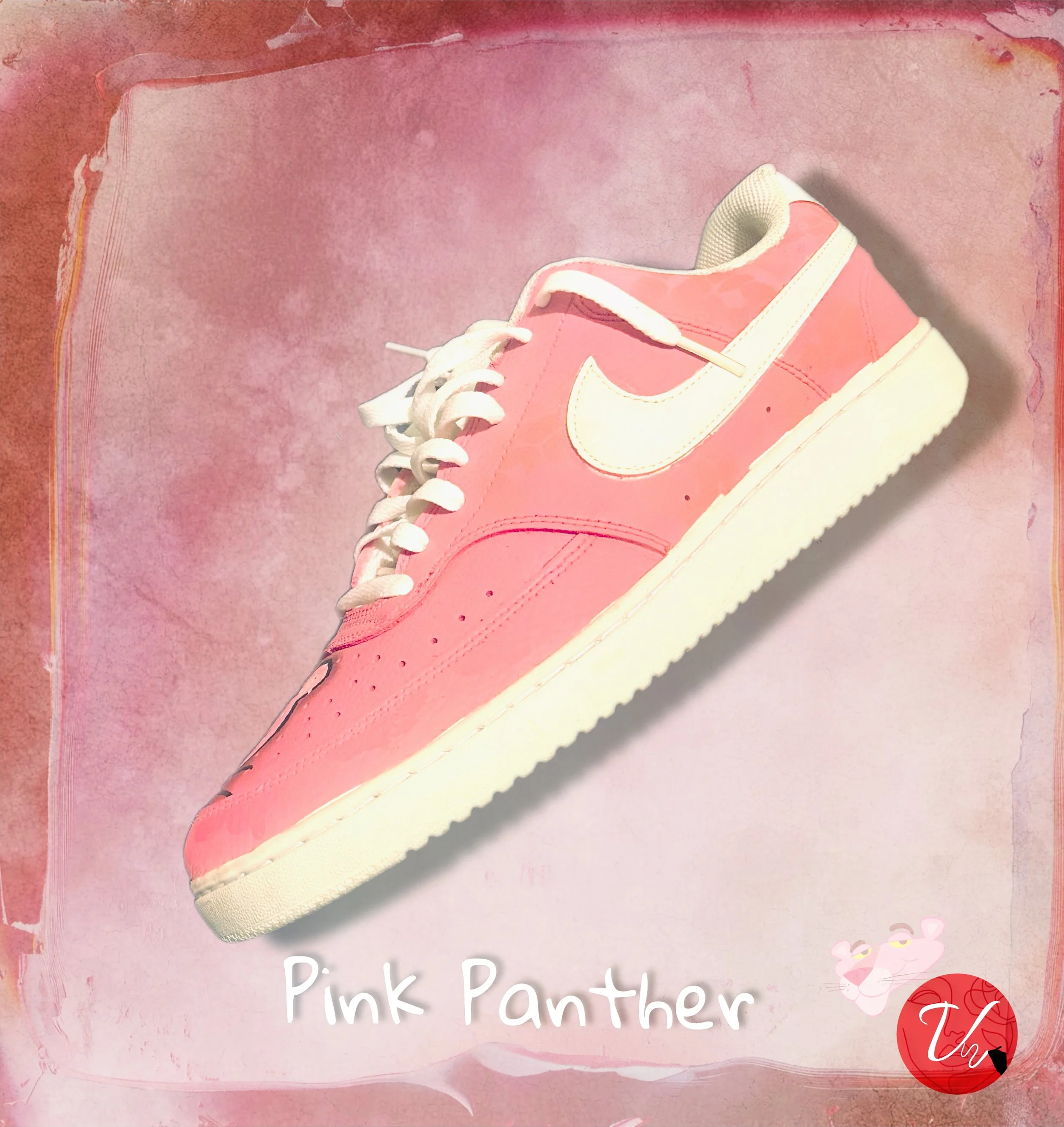 “The Pink Panther” Sneaker  Customs