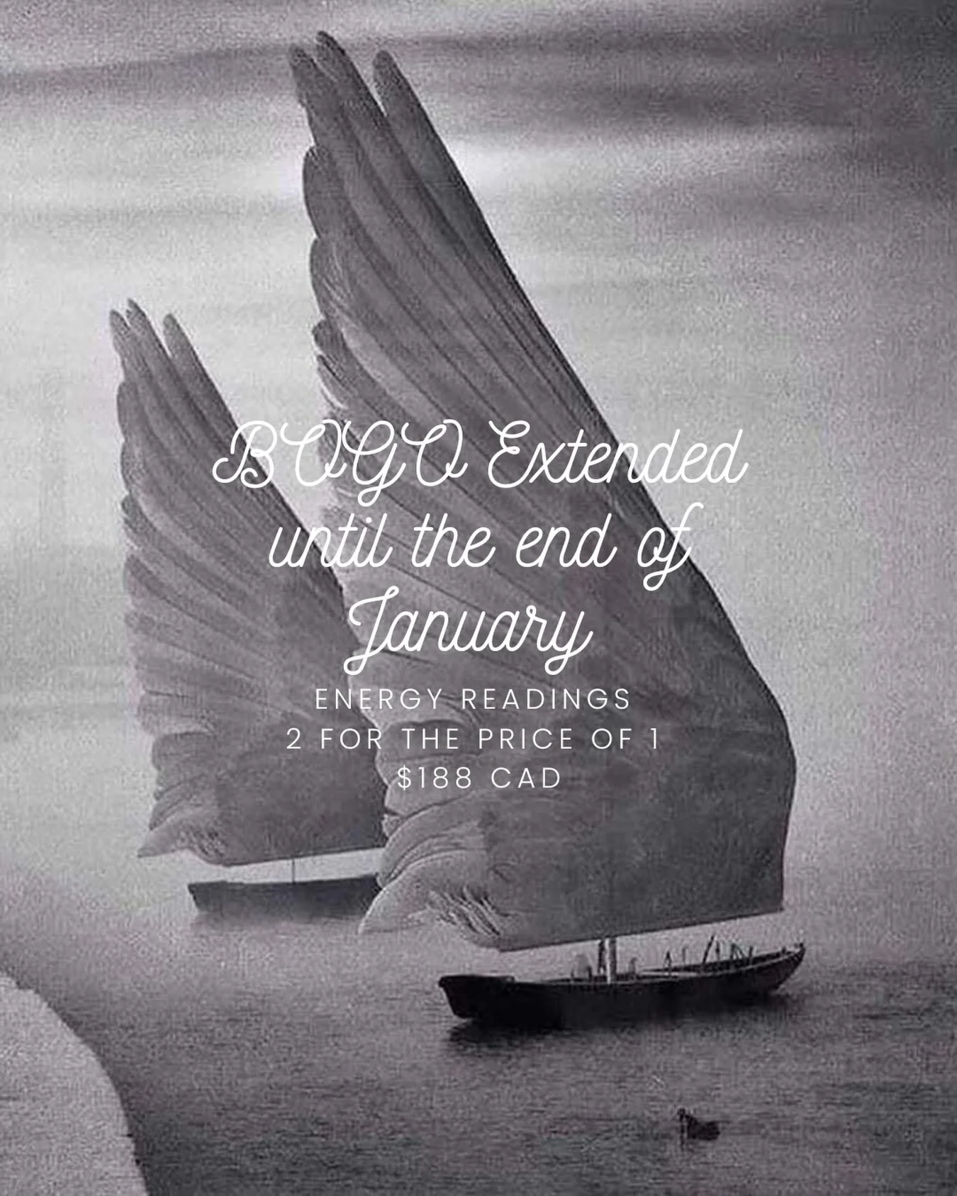 2 for 1 Intuitive readings extended until the end of January. I love offering this- it can be a gift for yourself or you can share it with a loved one.  Either way if you feel called to connect in and see what is coming through for you, reach out. Th