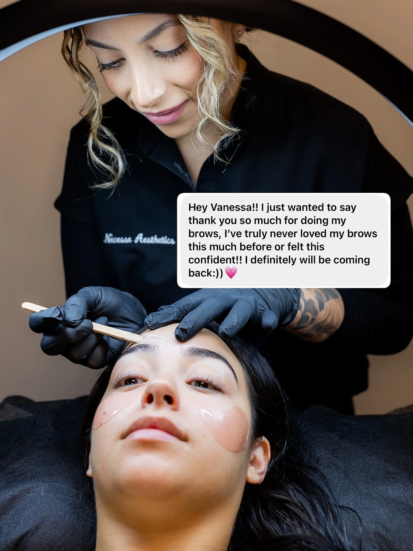 Messages like this, get me every single time🥲

&hearts;️I honestly couldn&rsquo;t pick any other reason why I do what I do! 
.
.
.
#agirlsgirl #confidenceiskey #beautifulandconfident #clientappreciation #mantecabrows #mantecawaxing #mantecabrowshapi