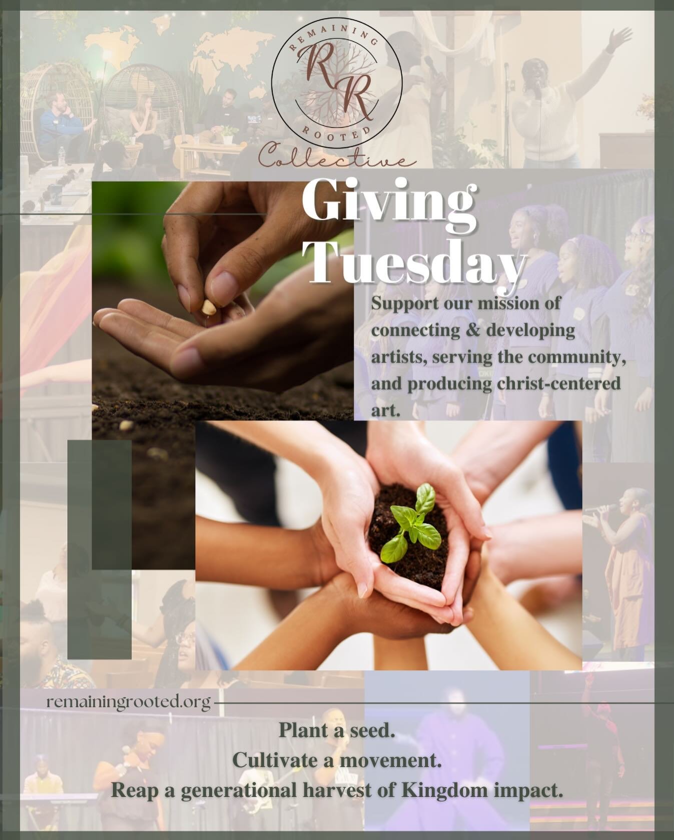 Giving Tuesday is a global day dedicated to generosity &mdash; a moment each year when people around the world give to the missions, movements, and organizations they believe in.

Today, we&rsquo;re inviting you to plant a seed with us.

Your gifts a