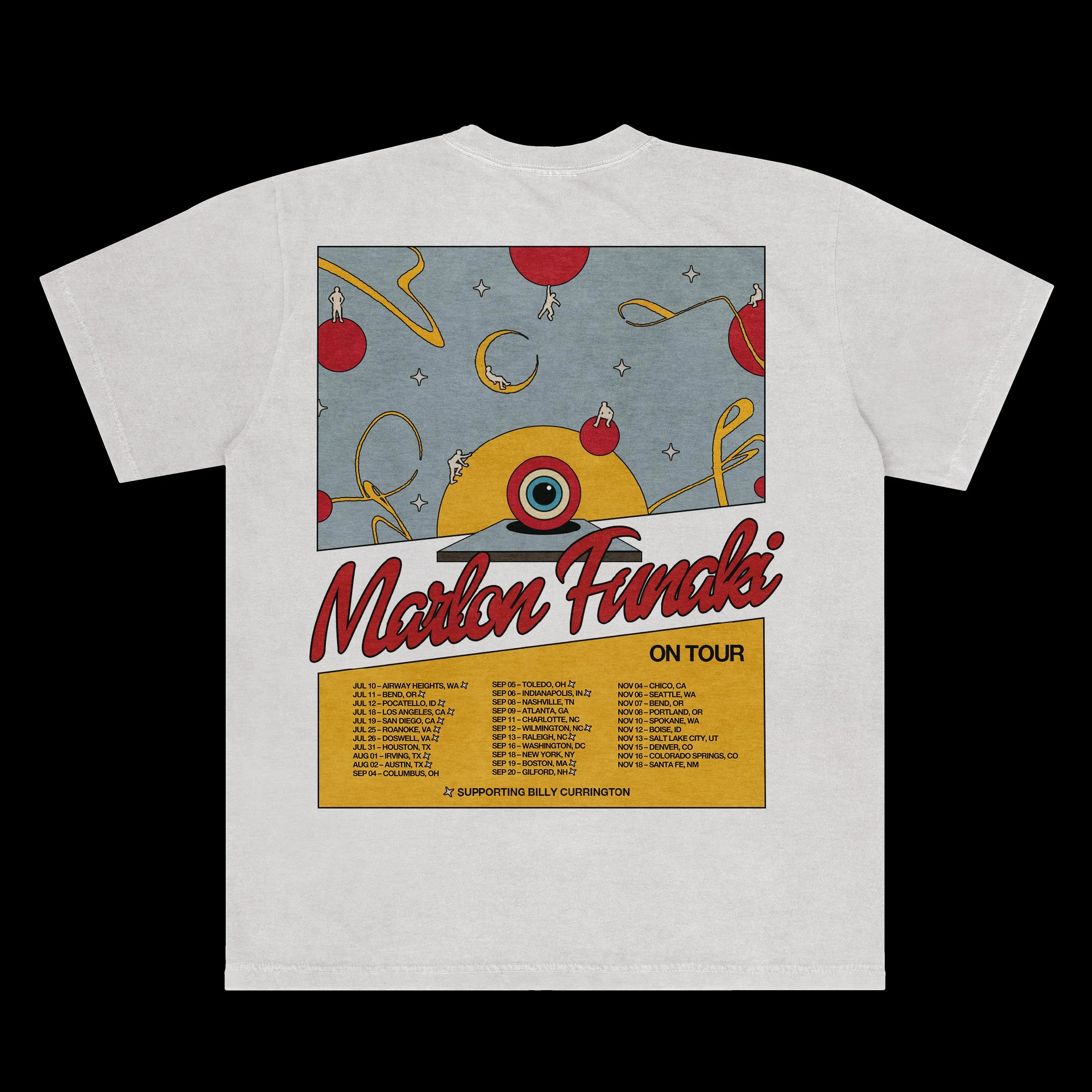 Official Tour Merch for Marlon Funaki