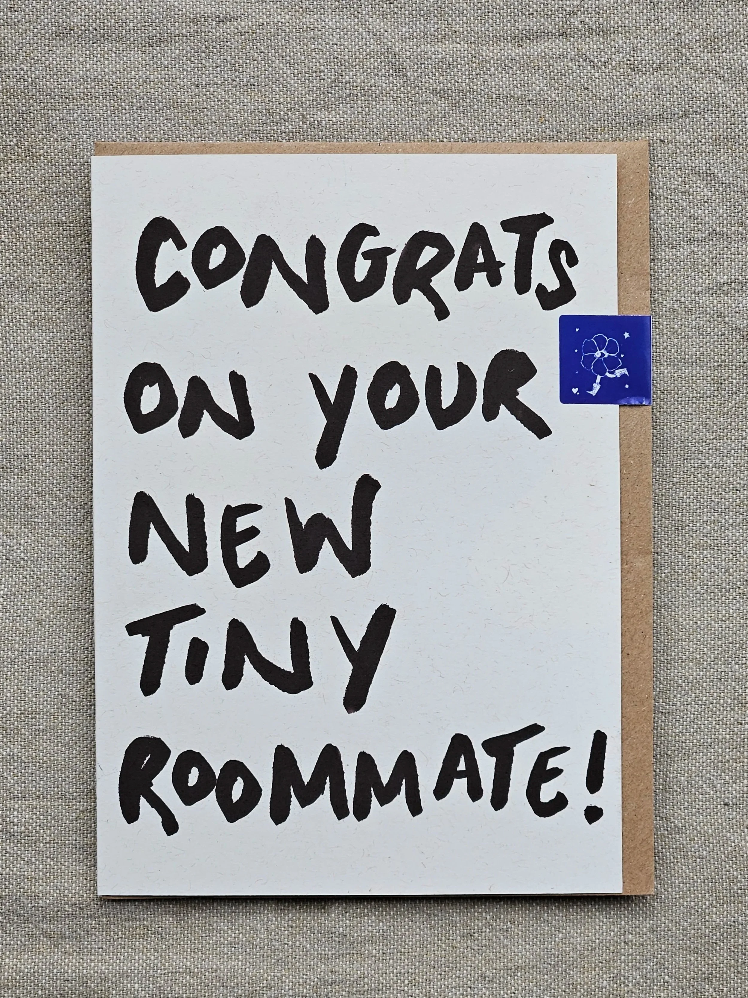 Congrats On Your New Tiny Roommate Card