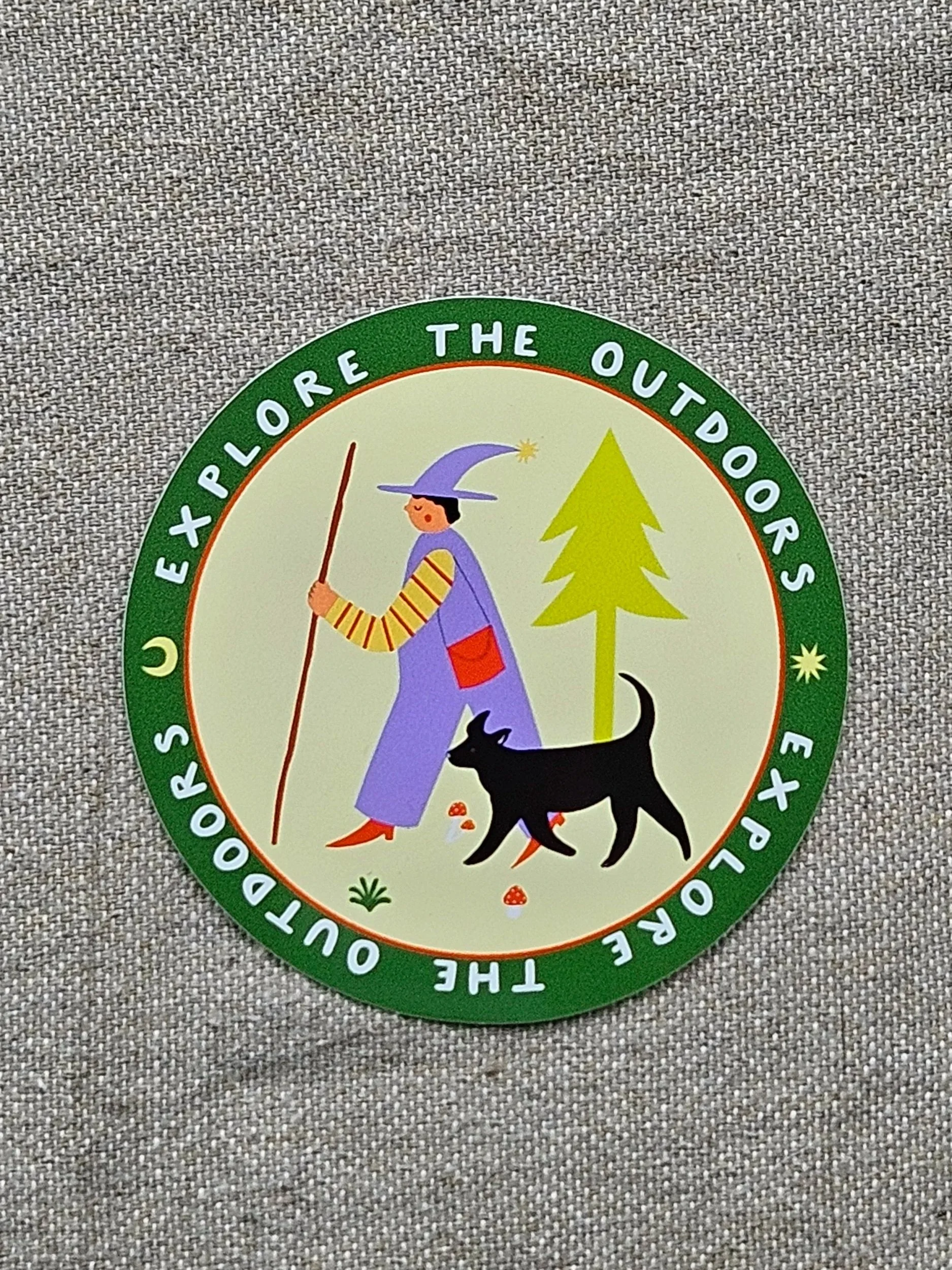 Explore the Outdoors vinyl sticker