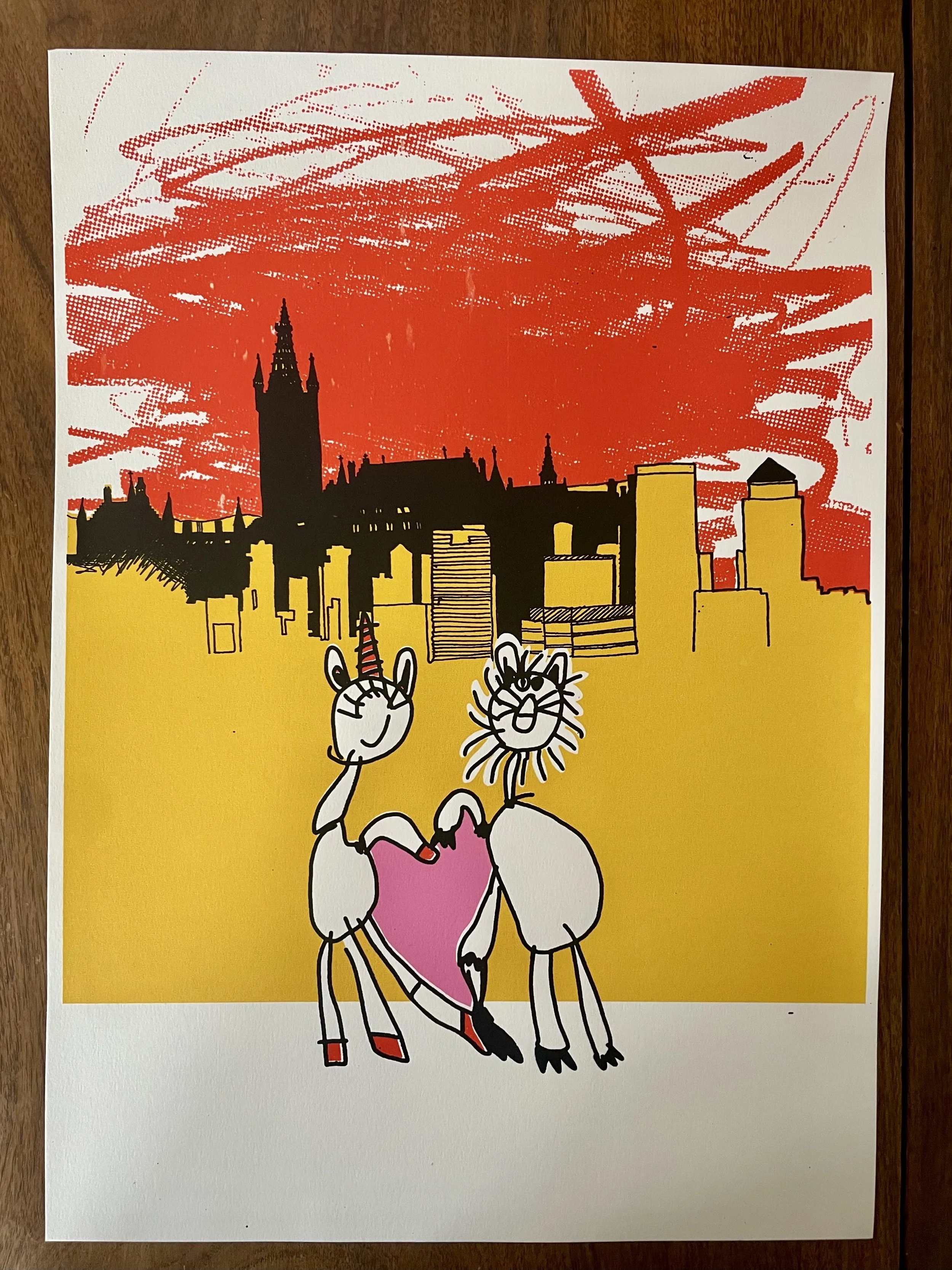 The Unicorn and the Lion - Catherine Laing