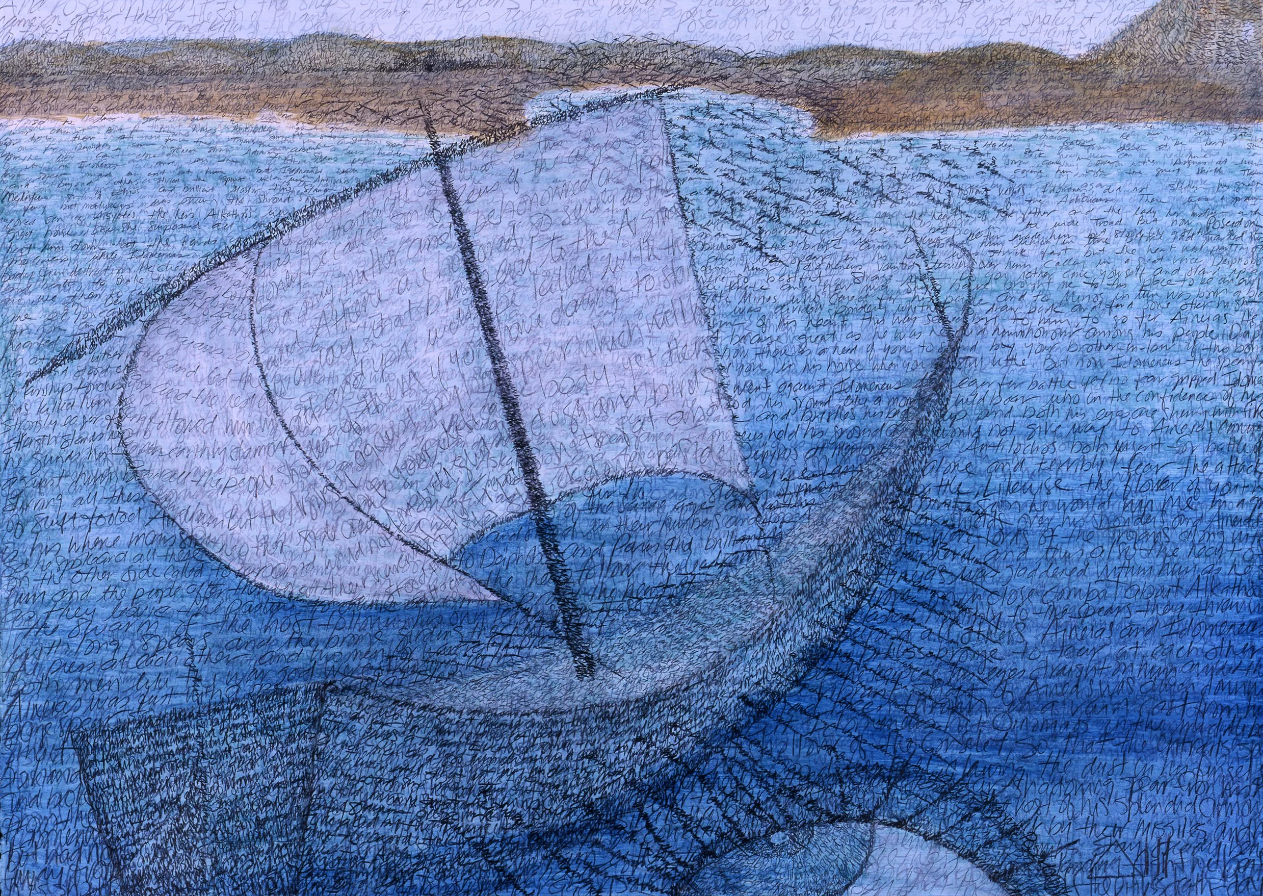 Homer's Iliad Series, Twenty-Four works on paper, 2001-2003 