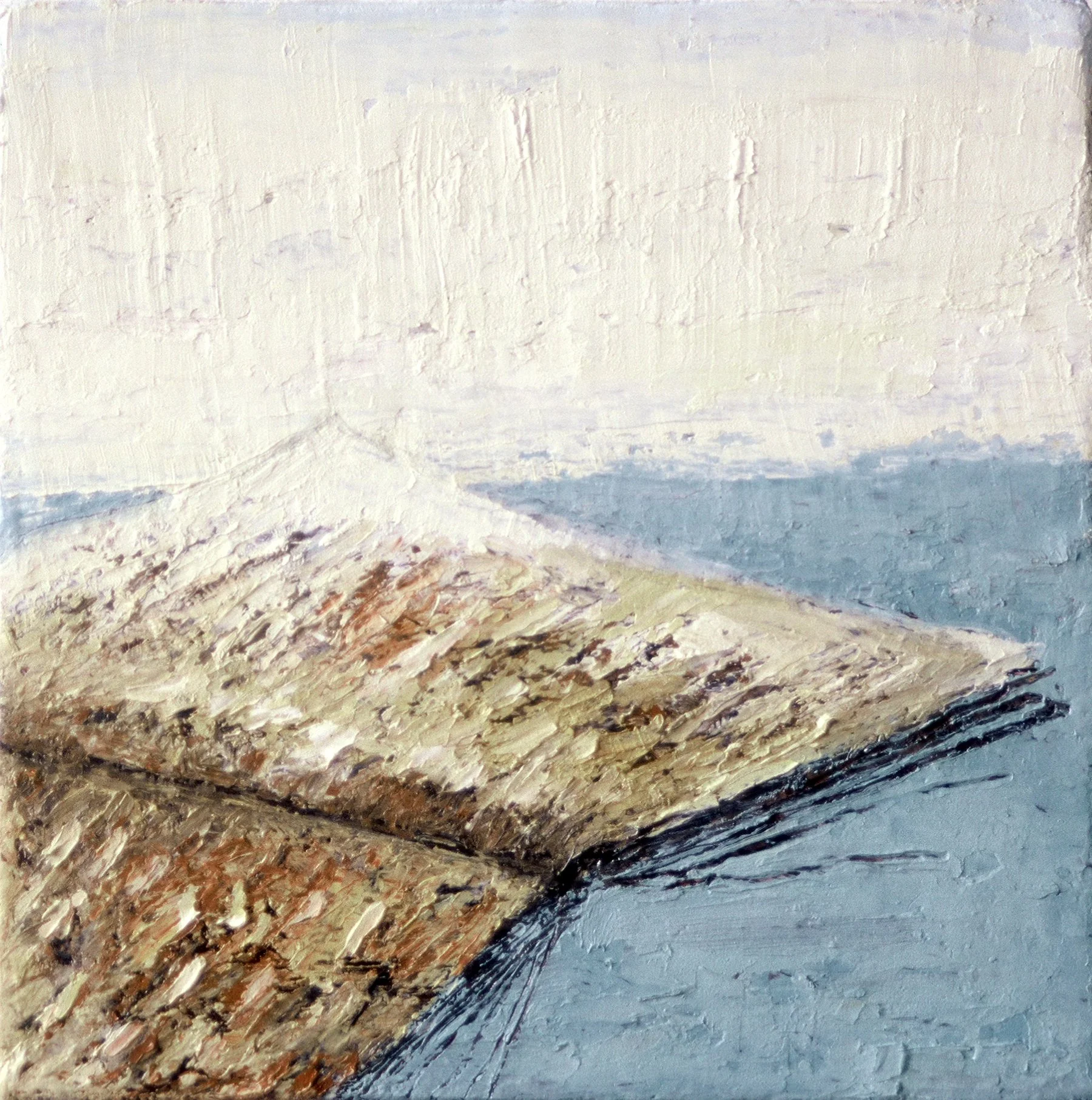 'Ikaros VIII', 10" x 10", encaustic on canvas, 2001 (private collection)