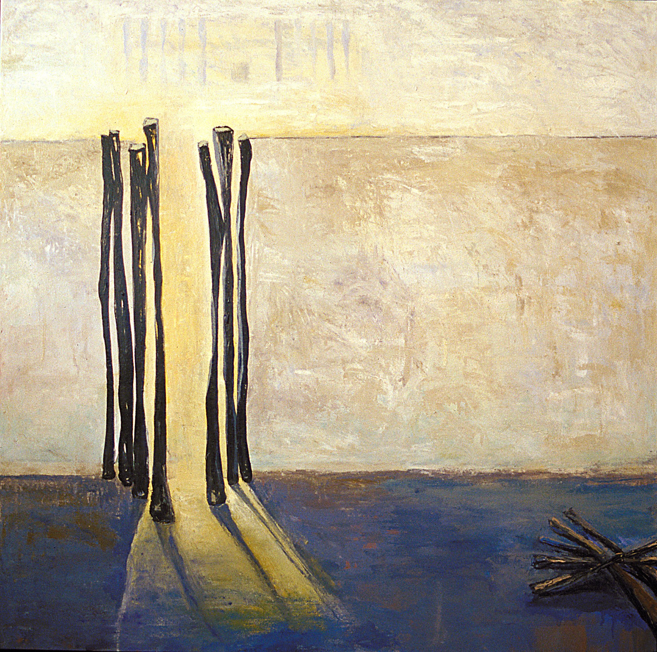 'Via Od', 48" x 48", 2000, oil on canvas