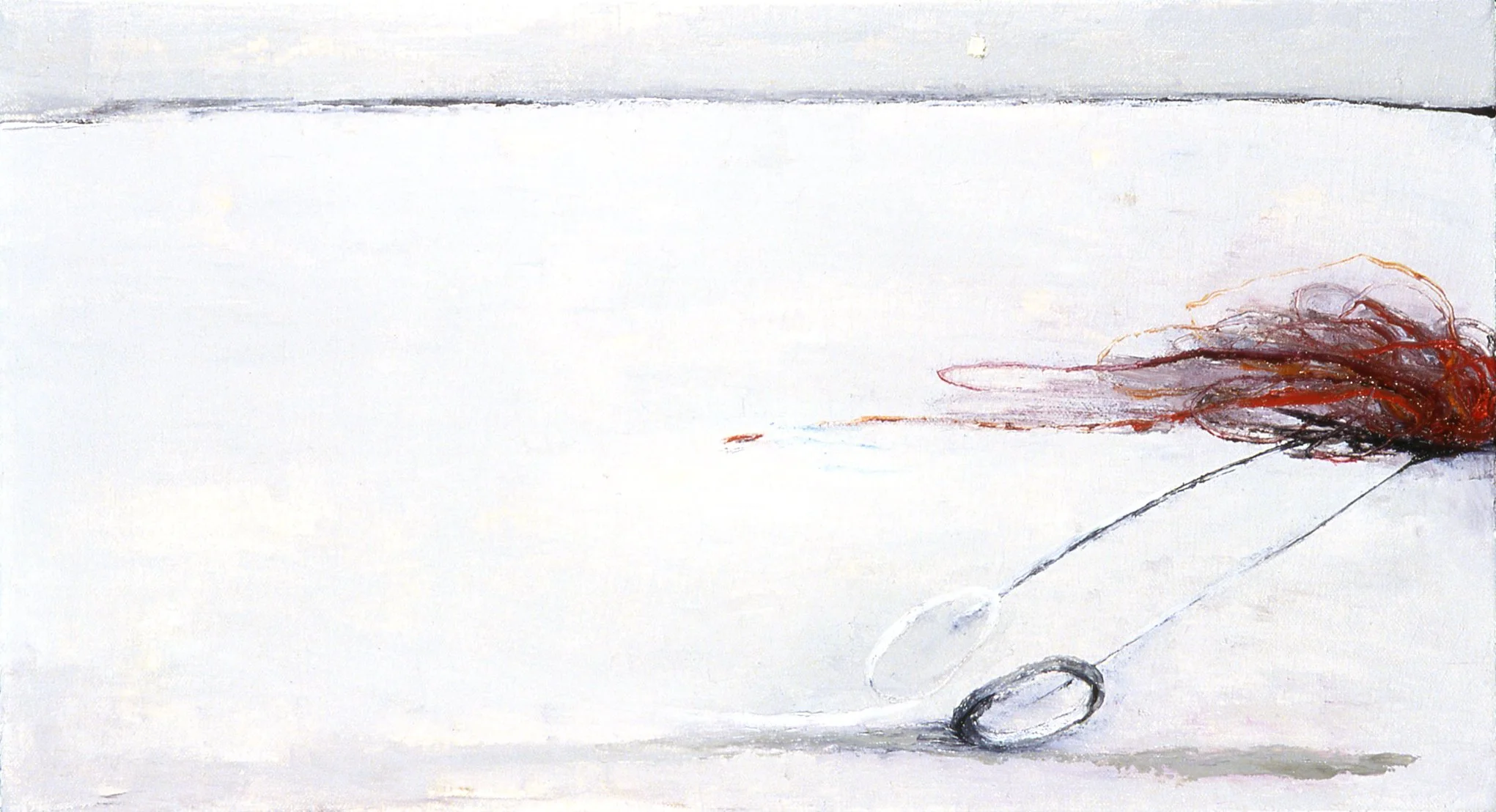 'Go Go Go', 12" x 22", oil on canvas