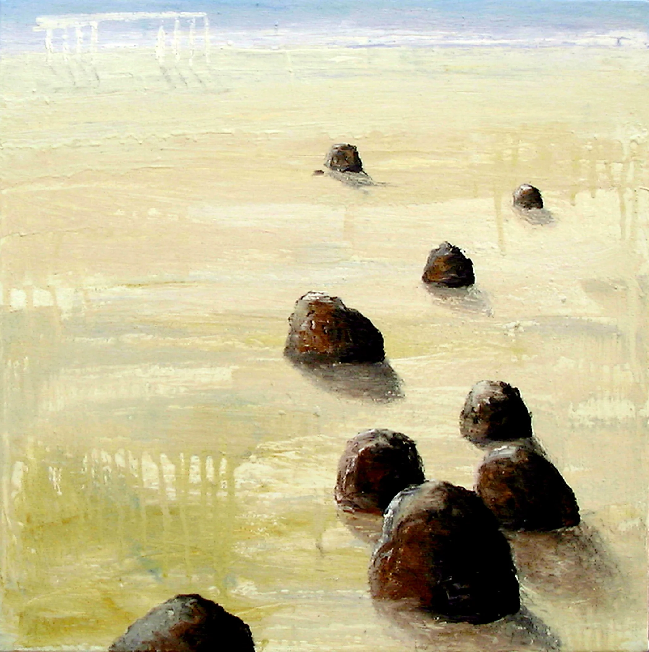 'Conjecture', 18" x 18", oil on canvas, 2000 (private collection)