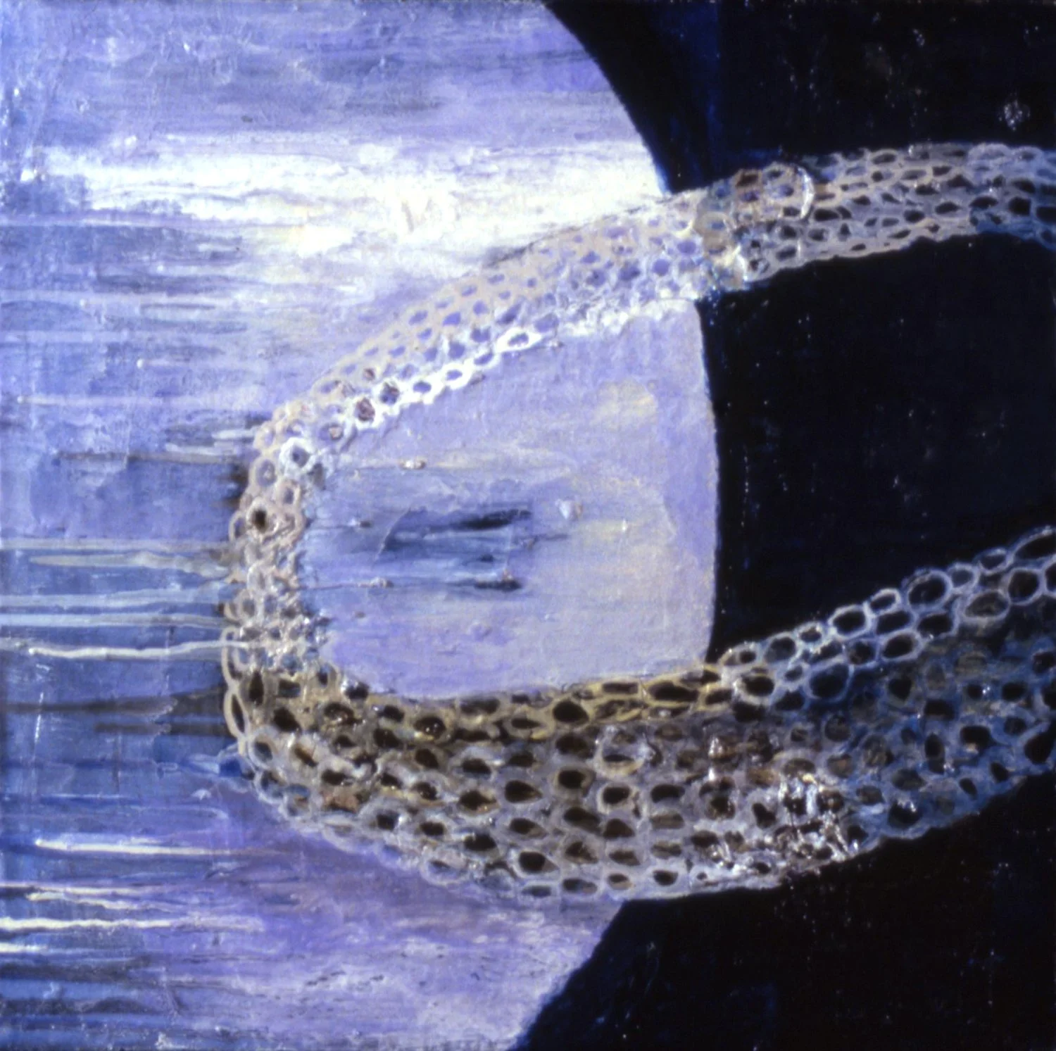 'Satellite', 16" x 16", oil on canvas, 1999 (private collection)