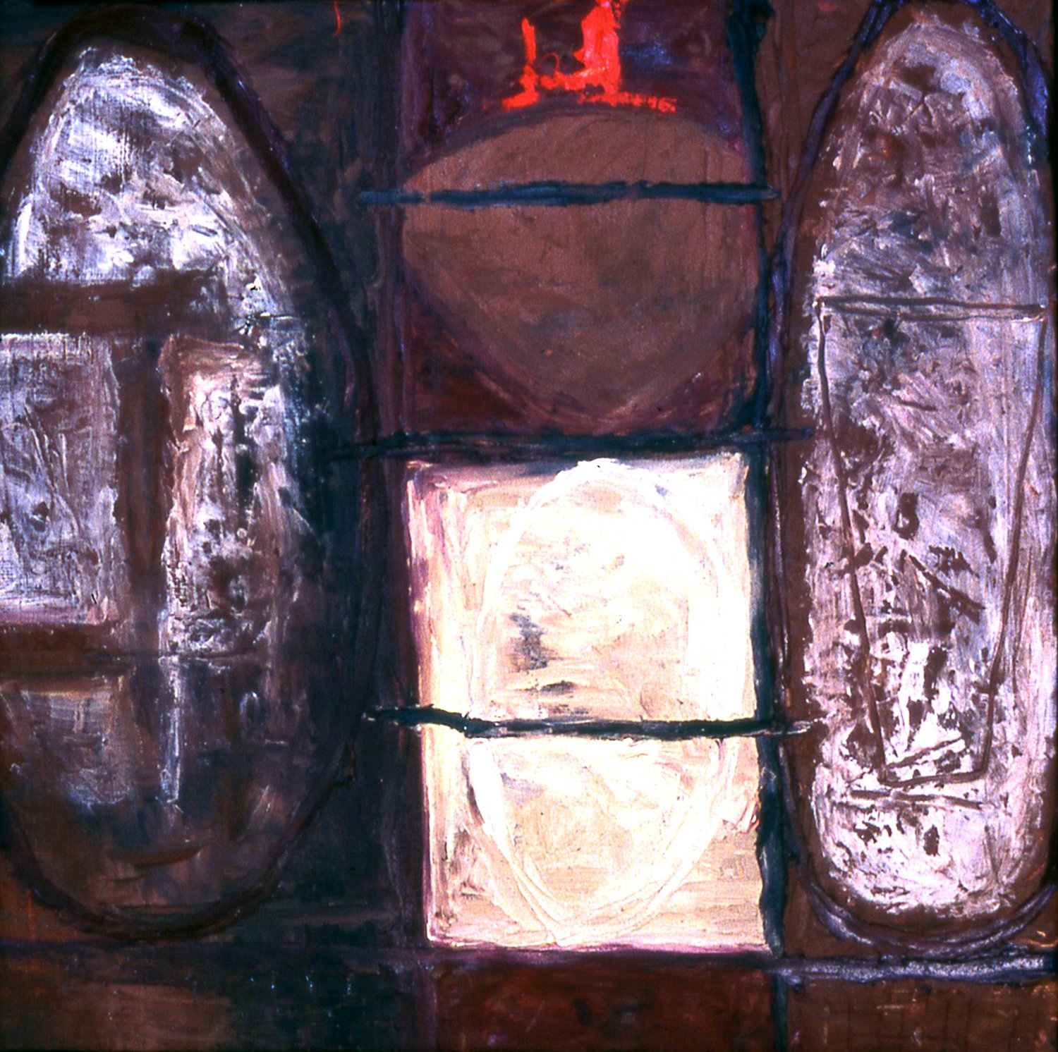 'Via Priorli', 12" x 12", oil on canvas, 1996 (artist's collection)