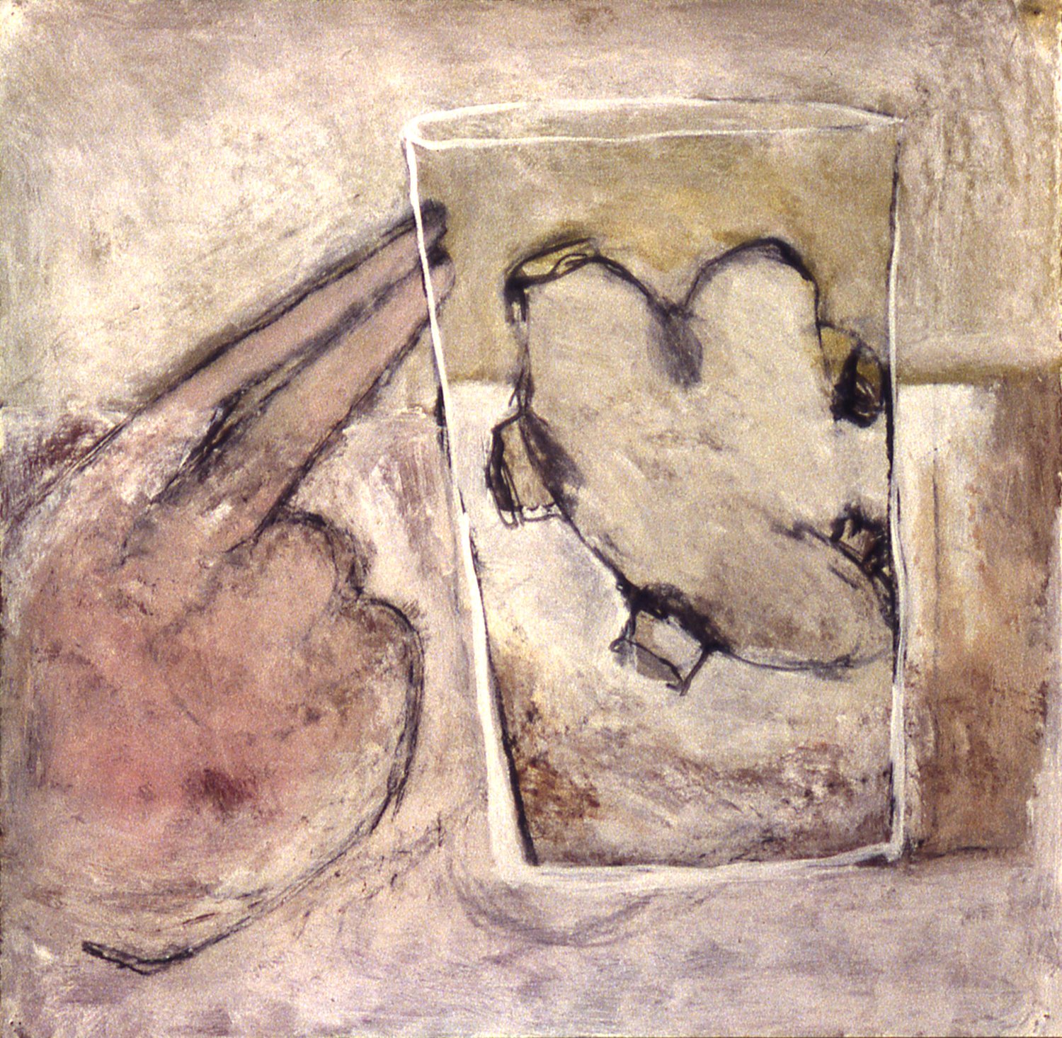 'Vessels', 20" x 20", mixed media on paper