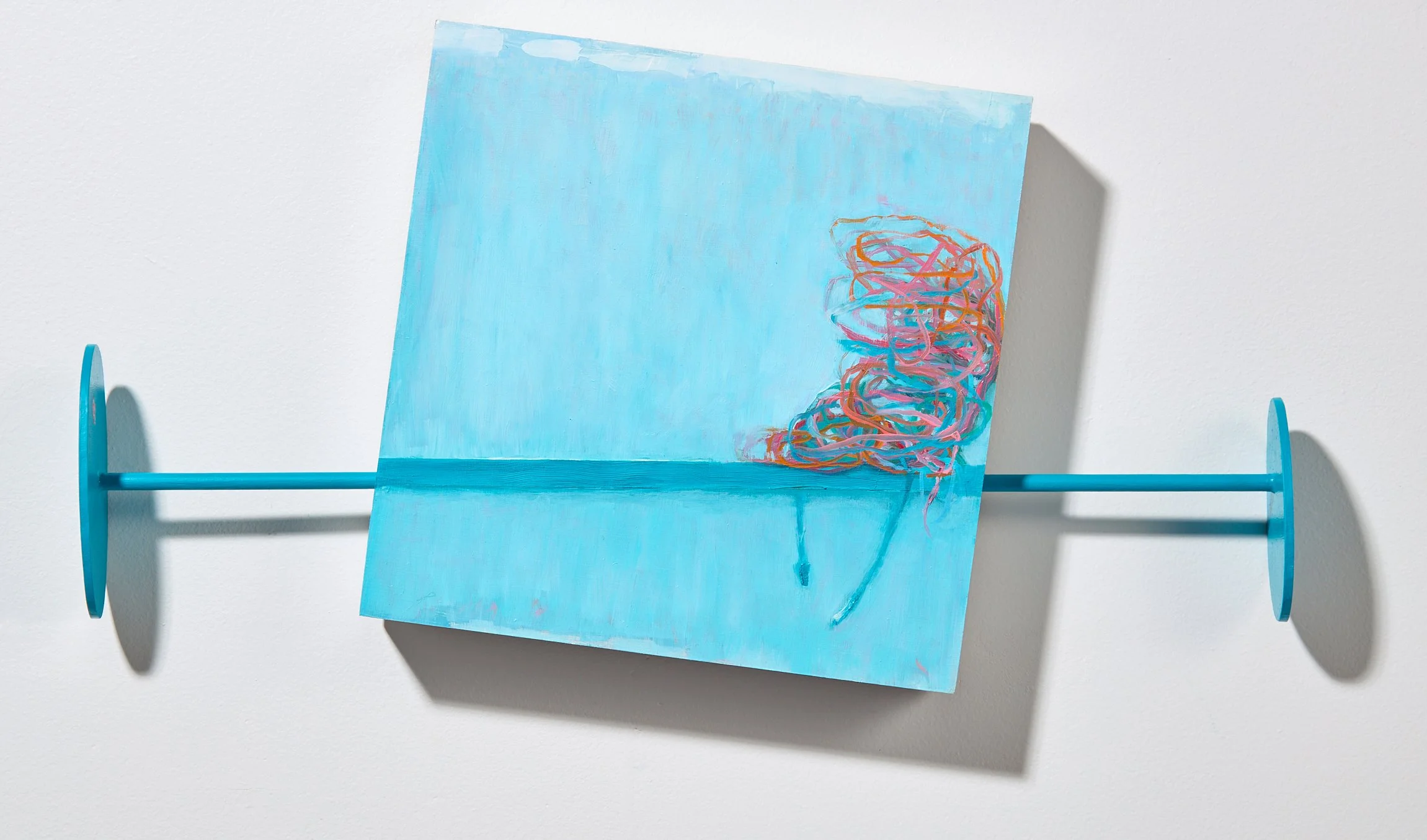 'Another Point of View', painting, 9" x 16" x 2.5", oil on wood, 2026