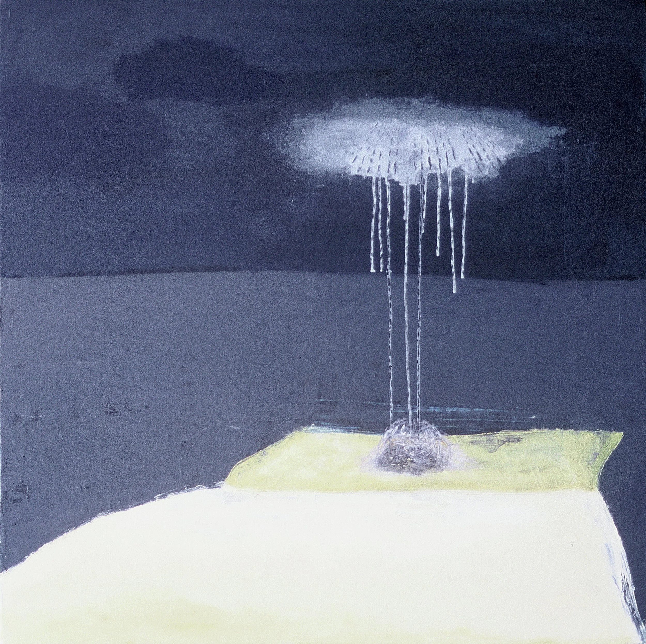 'Mnemosyne', [memory, mother of all muses], oil on canvas, 48" x 48", 2001 (private collection)