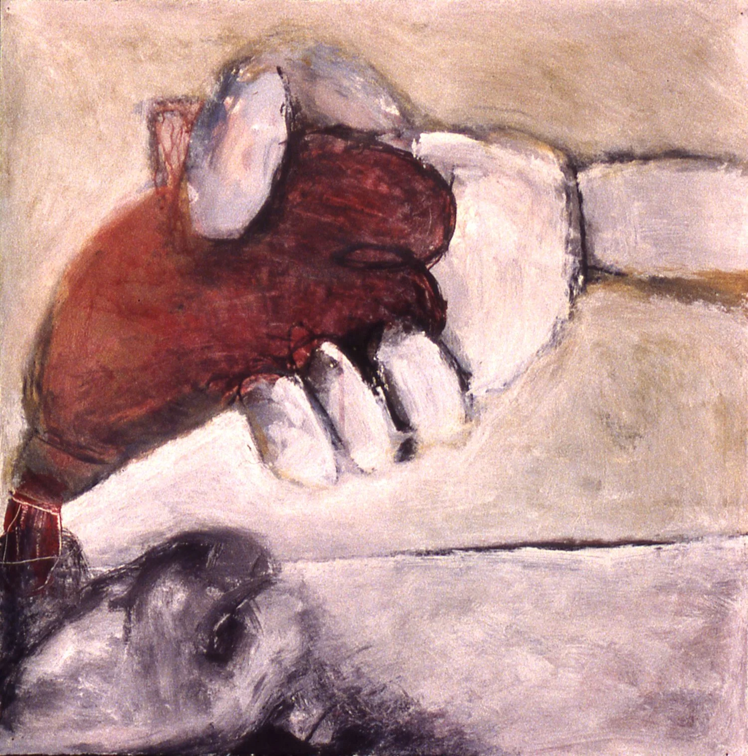 'Historical Provisions', 20" x 20", mixed media on paper