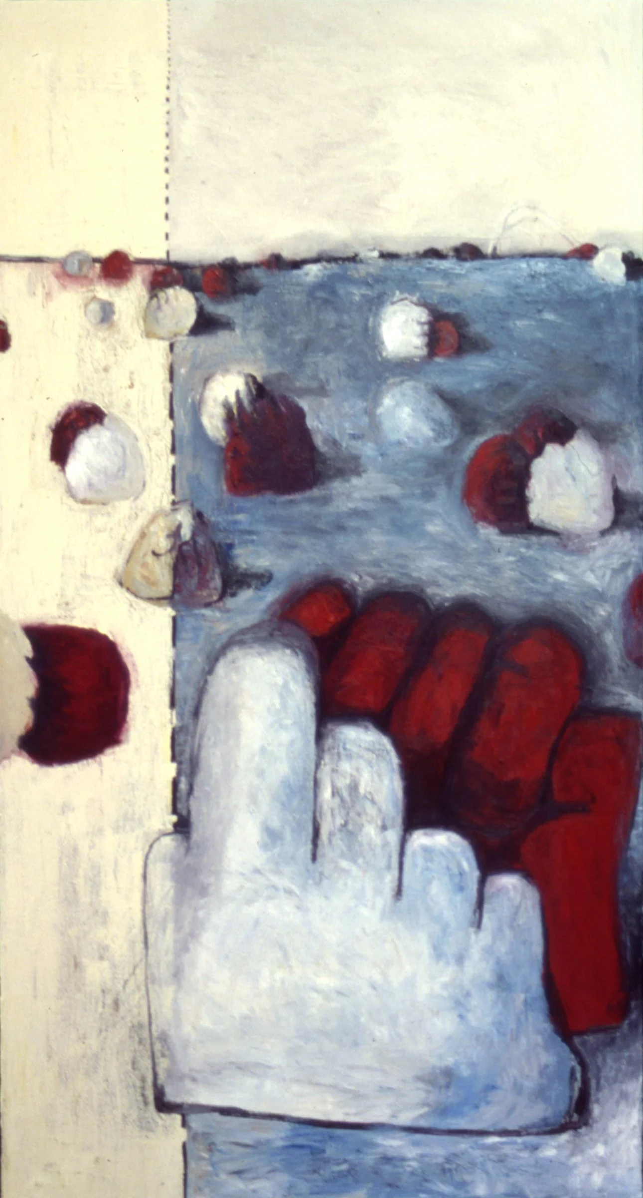 'Both Right', 34" x 60", oil on canvas, 1998 