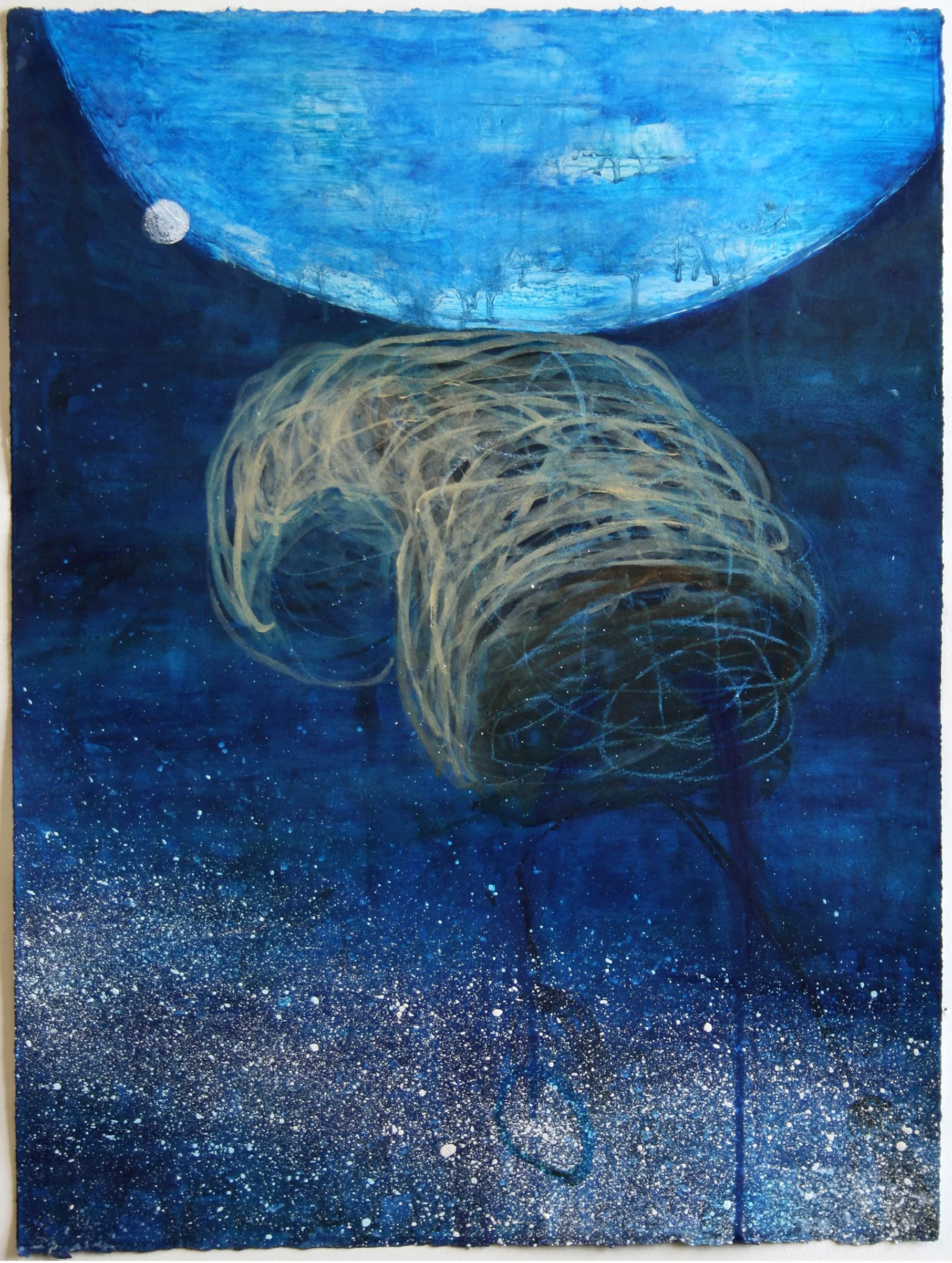 'Atlas' [support] 20" x 30" mixed media on paper