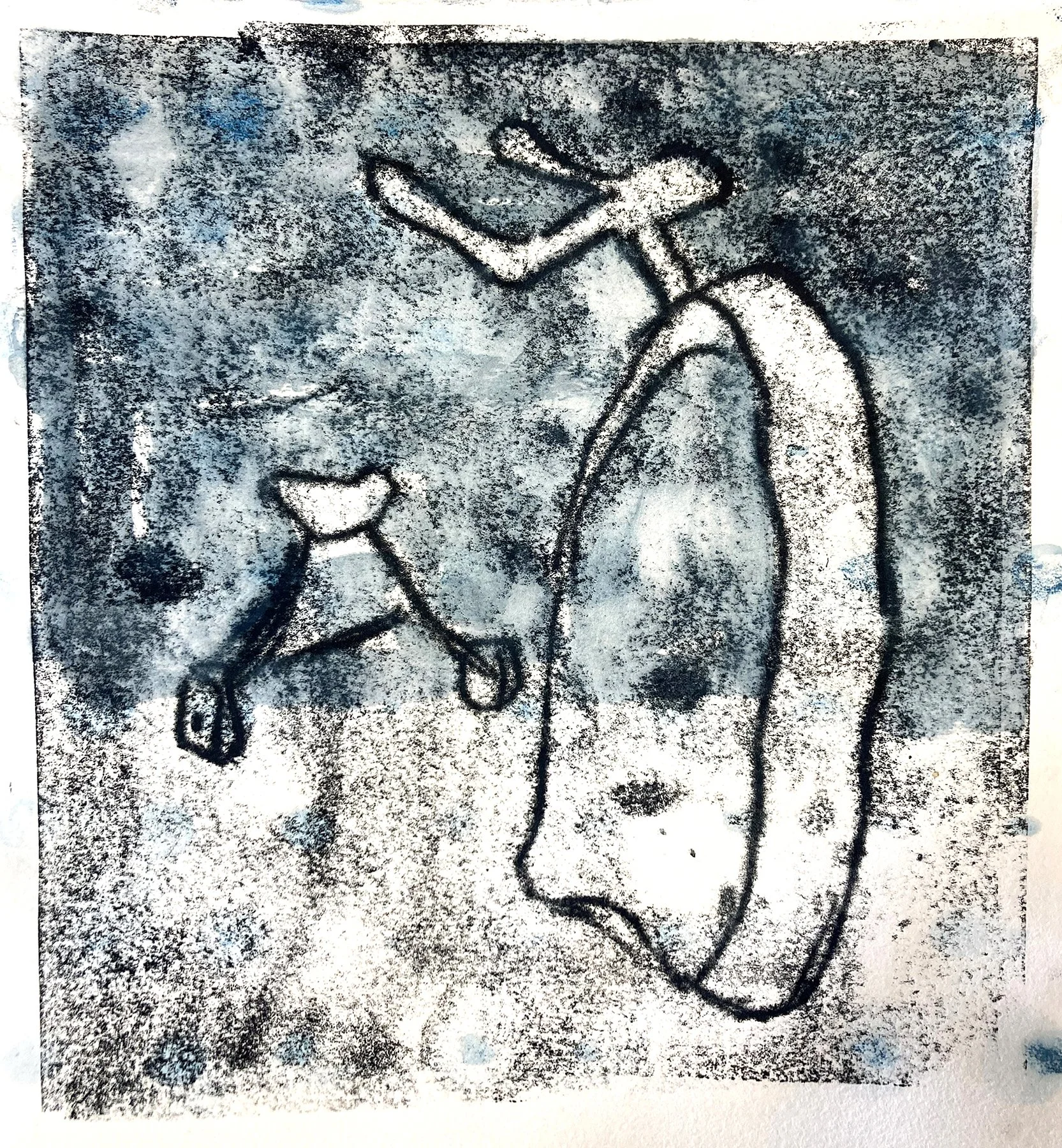 '03Vehicle', 5"x7", mono print