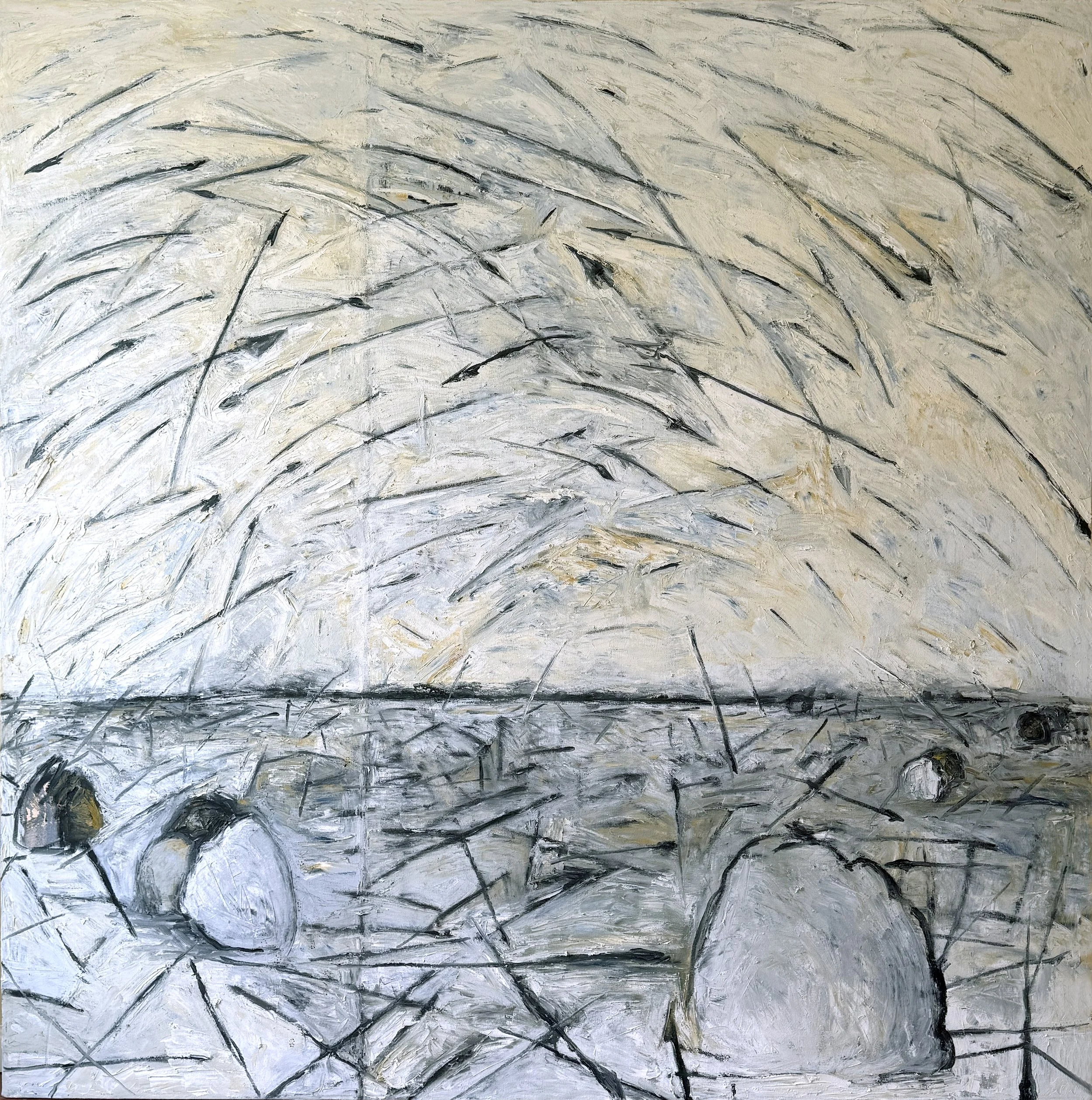 'Ilium', oil on canvas, 72" x 72", 1998 [inspiration for the Iliad Series]