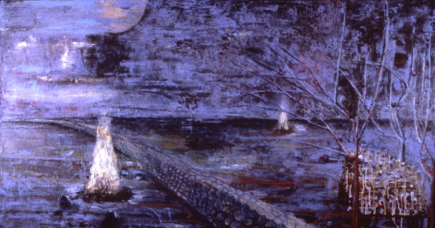 'Provisions', 64" x 34", oil on canvas, (private collection)