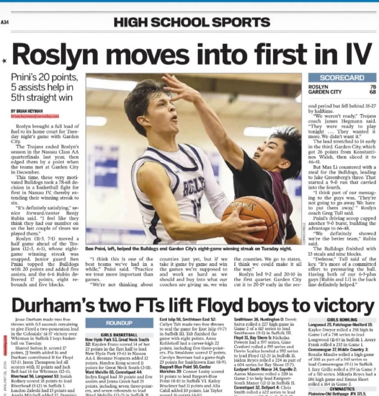Founding member ➡️ front page. 📰🔥

903 Hoop Lab classes taken.
Countless reps.
Relentless work.

This is what happens when you trust the process.
Your Hoop Lab fam is so proud of you, Ben! &amp; this is only the beginning. 💪🏀