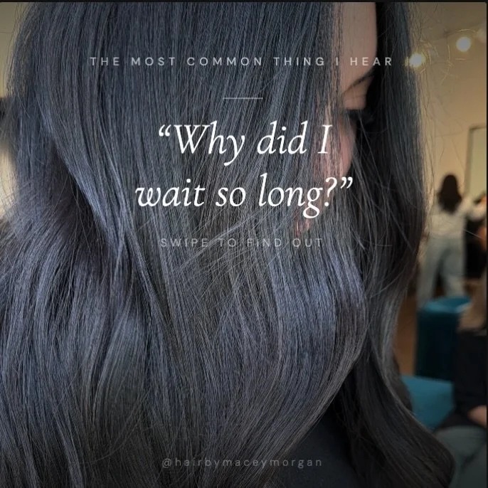 The most common thing I hear after a first appointment is &lsquo;why did I wait so long?&rsquo; 🥹

The budget worries. The &lsquo;is this even for me?&rsquo; thoughts. The maybe next month, maybe next season.

I hear it all. And then they sit in my 