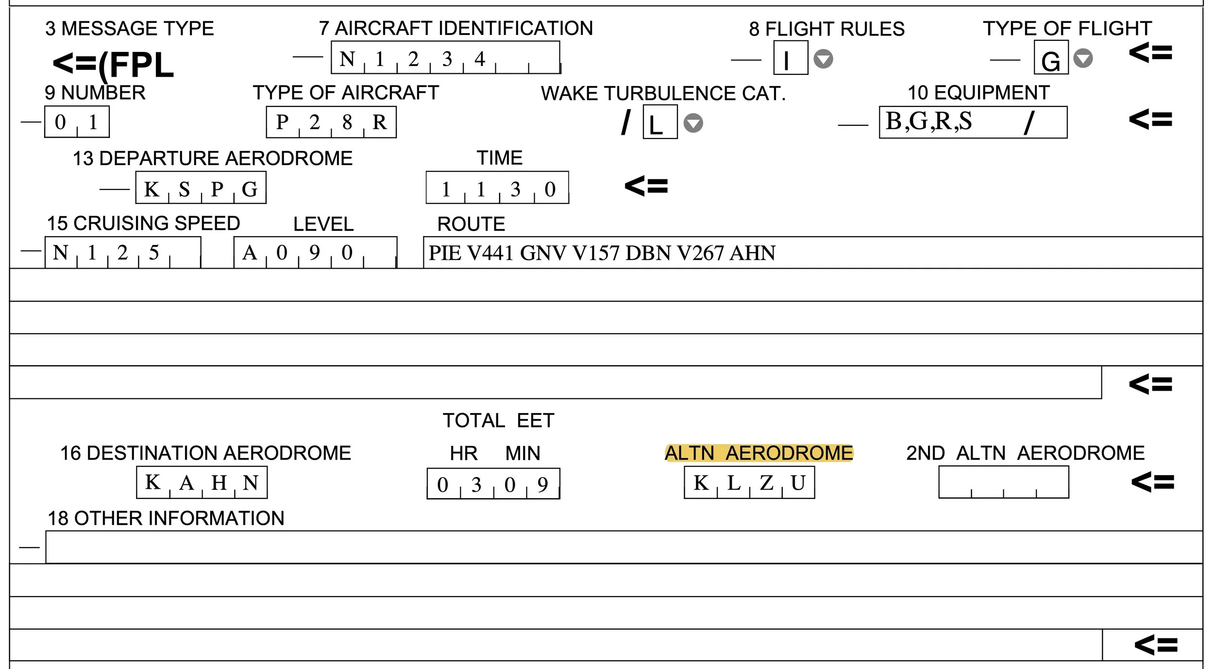 IFR Alternate Airport Requirements