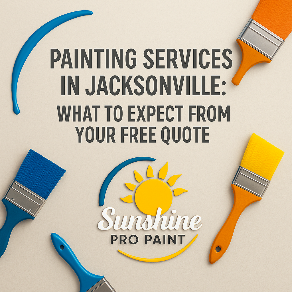 π¨ Painting Services in Jacksonville: What to Expect From Your Free Quote