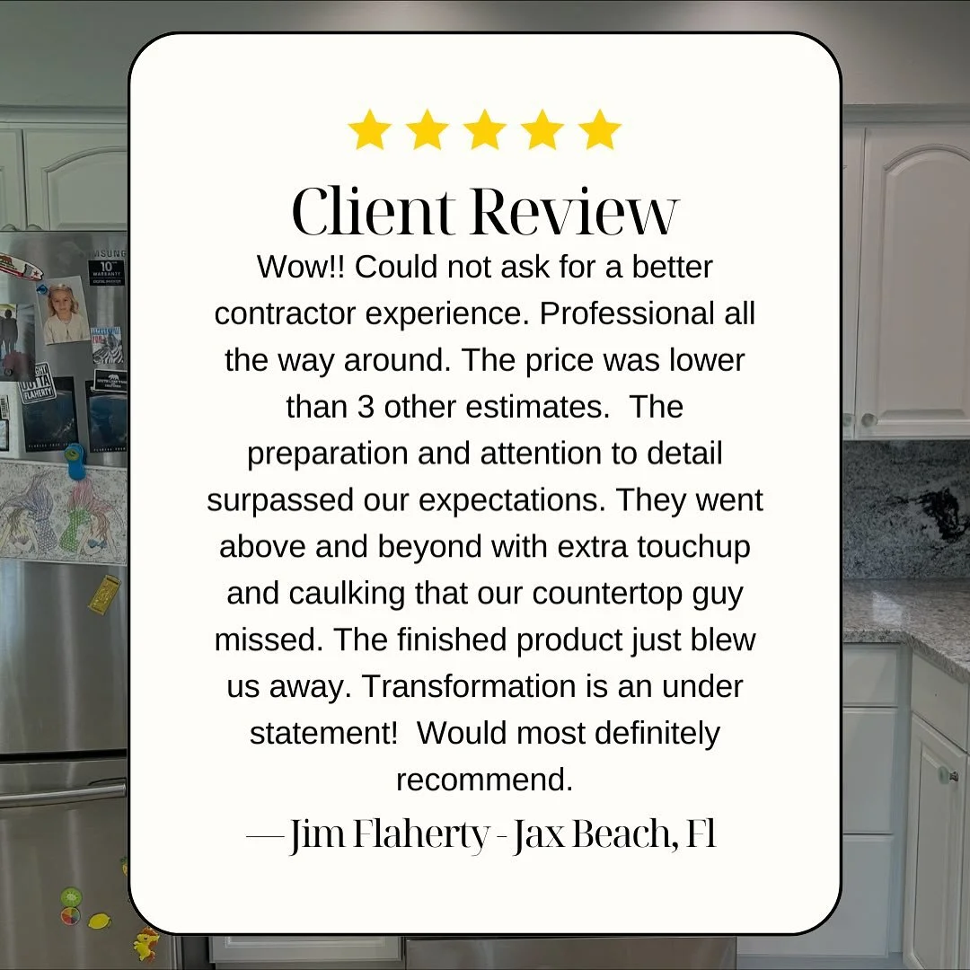 We&rsquo;re grateful for every client who trusts us with their home 🏡✨
Here are a couple of recent transformations, and what our clients had to say about their experience.
Professional results, happy homeowners, and paintwork that lasts.

Want to gi