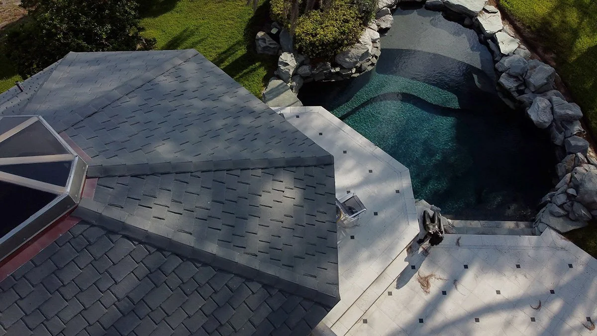 Luxury Synthetic Slate Roofing Tiles