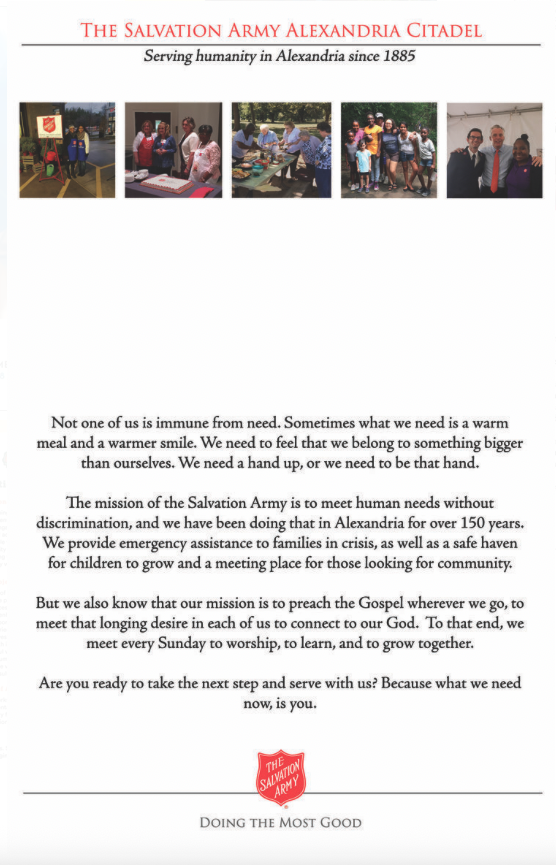 Donor Appeal Flyer