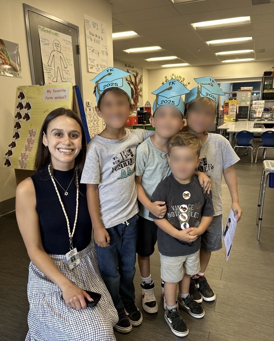 Celebrating my students’ hard work at our TK graduation!