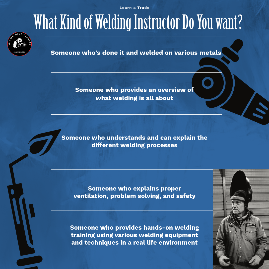 A-1 Welding Classes: What Kind of Welding Instructor Do You Want?