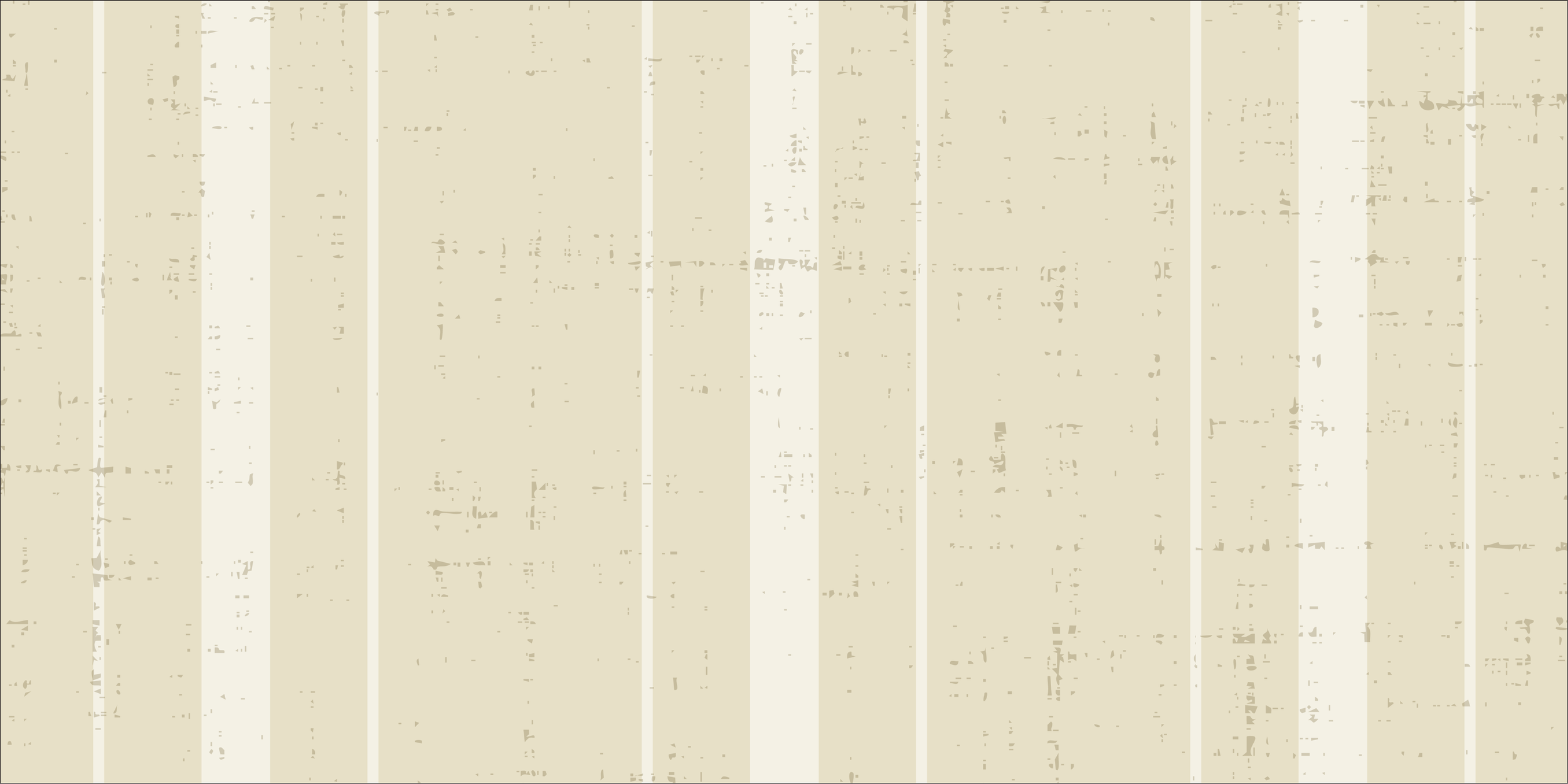 Faded flax and parchment pencil pinstripe distressed to resemble antique linen ticking fabric.