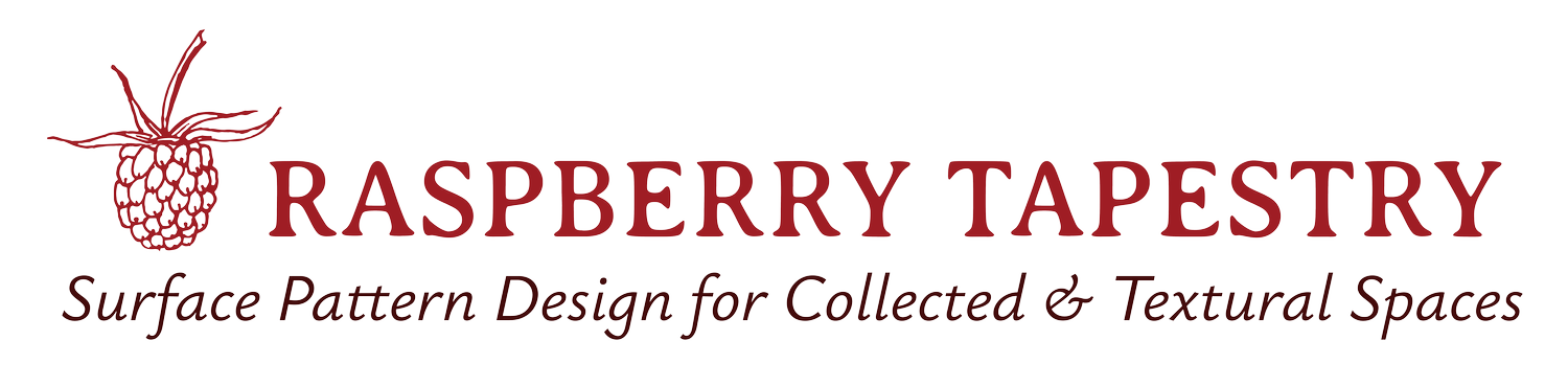 Raspberry Tapestry | Surface Pattern Design Inspired by Travel &amp; Texture