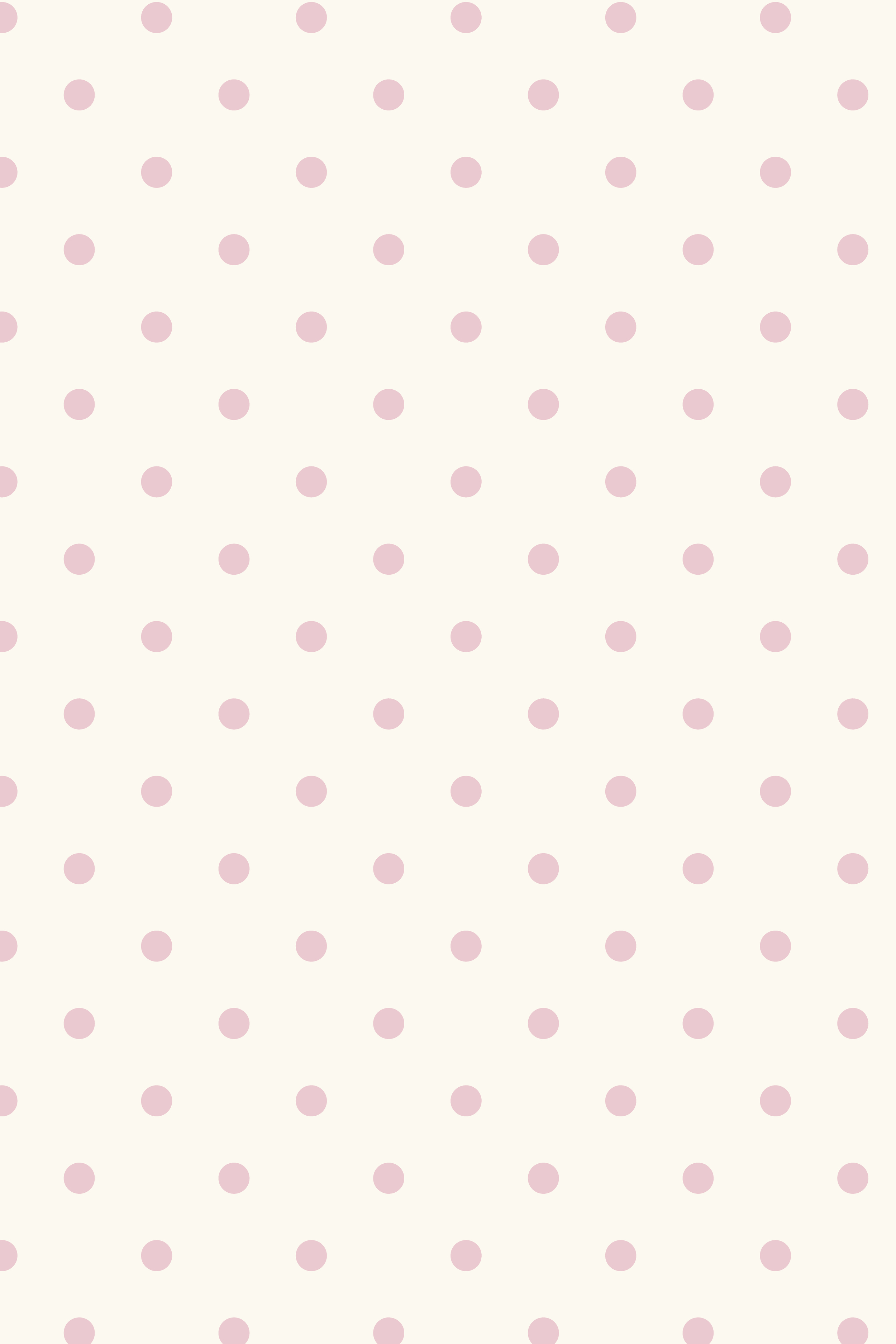 Classic soft pink polka dot pattern on ivory, simple and timeless Sweet Girl coordinate