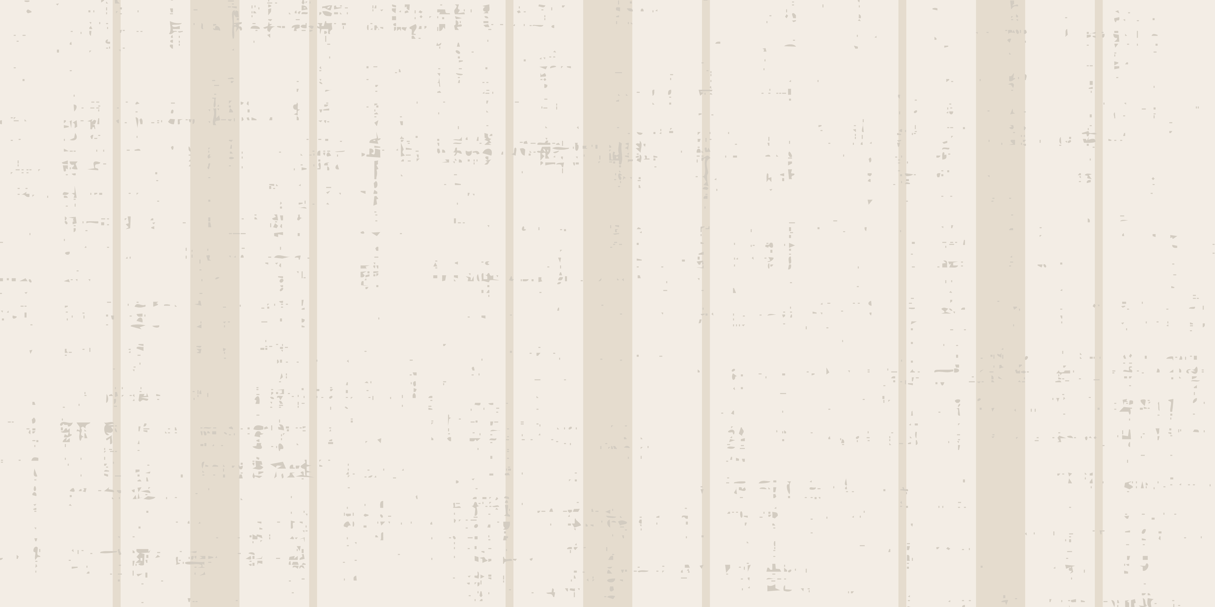 Vintage-inspired ivory and tan pencil pinstripes with a softly distressed woven texture, reminiscent of traditional farmhouse ticking fabric.