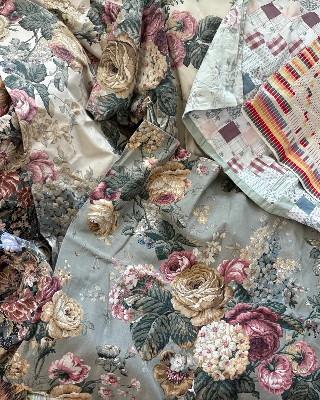 Great new assortment of fabrics for curtains, quilting pillows