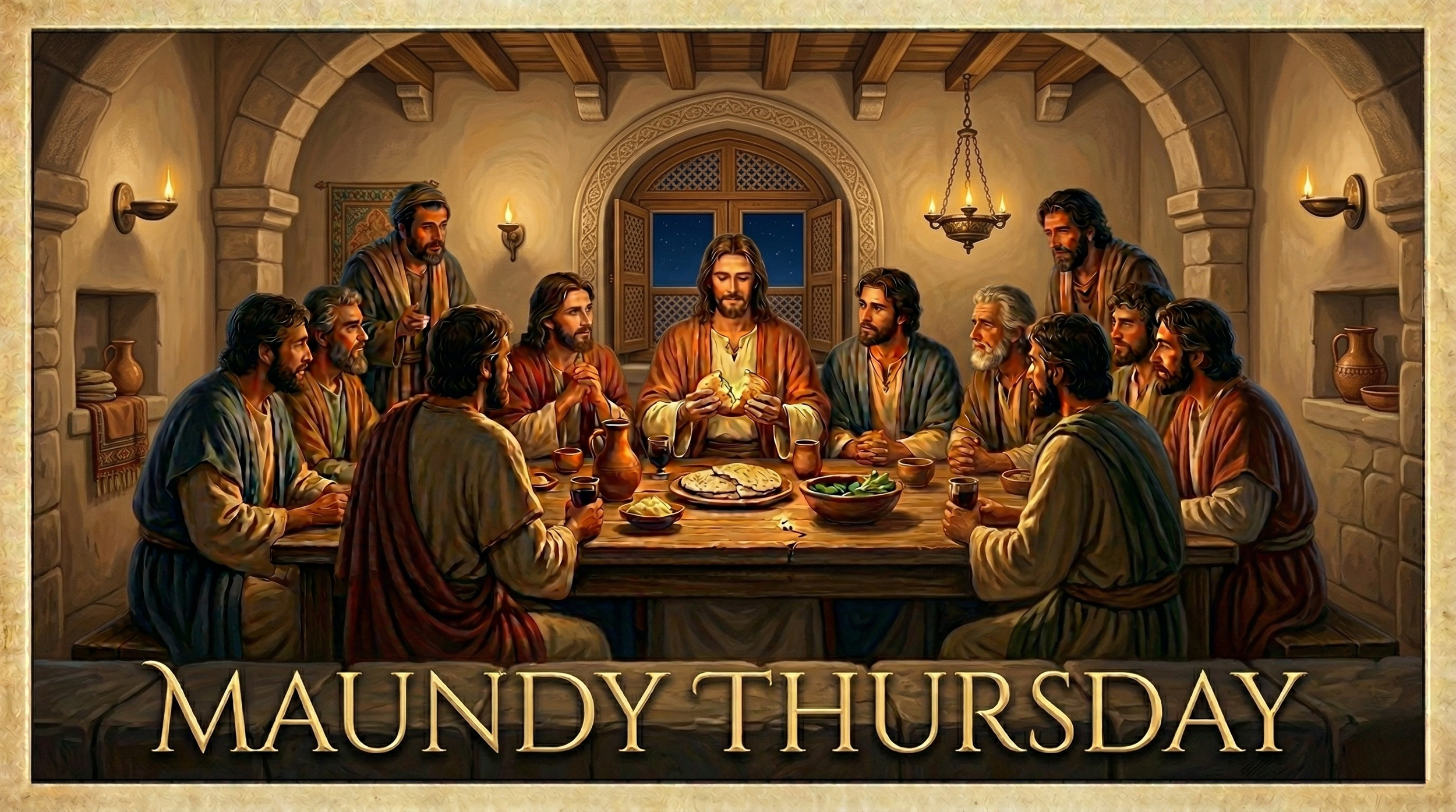 Maundy Thursday Worship April 2 at 7:30 PM