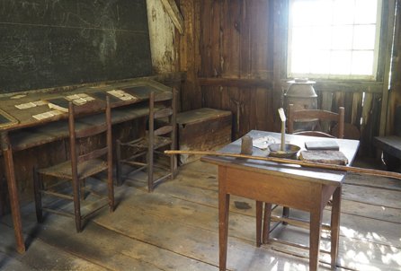 First schoolhouse in Wood County