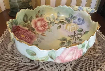 Handpainted bowl by Rosalie
