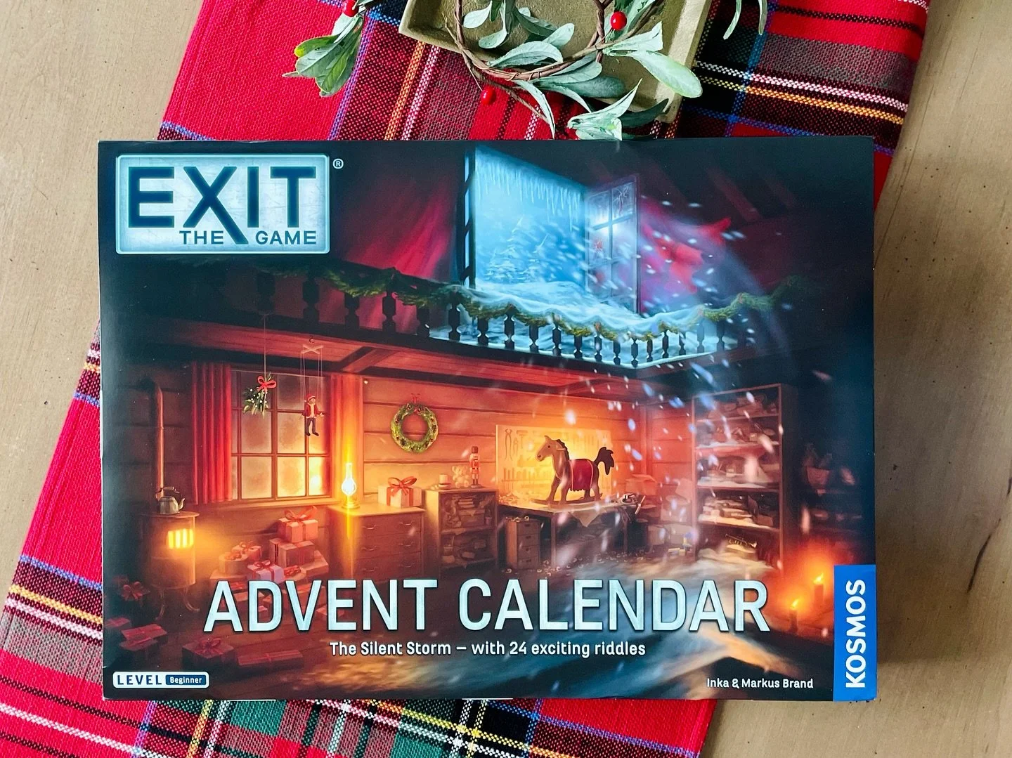 Our first Exit The Game Advent Calendar! We&rsquo;re starting one day late. 🎄🎄🎄🎄

.
.
.
#exitthegame #exitthegameadventcalendar #tabletop #thesilentstorm