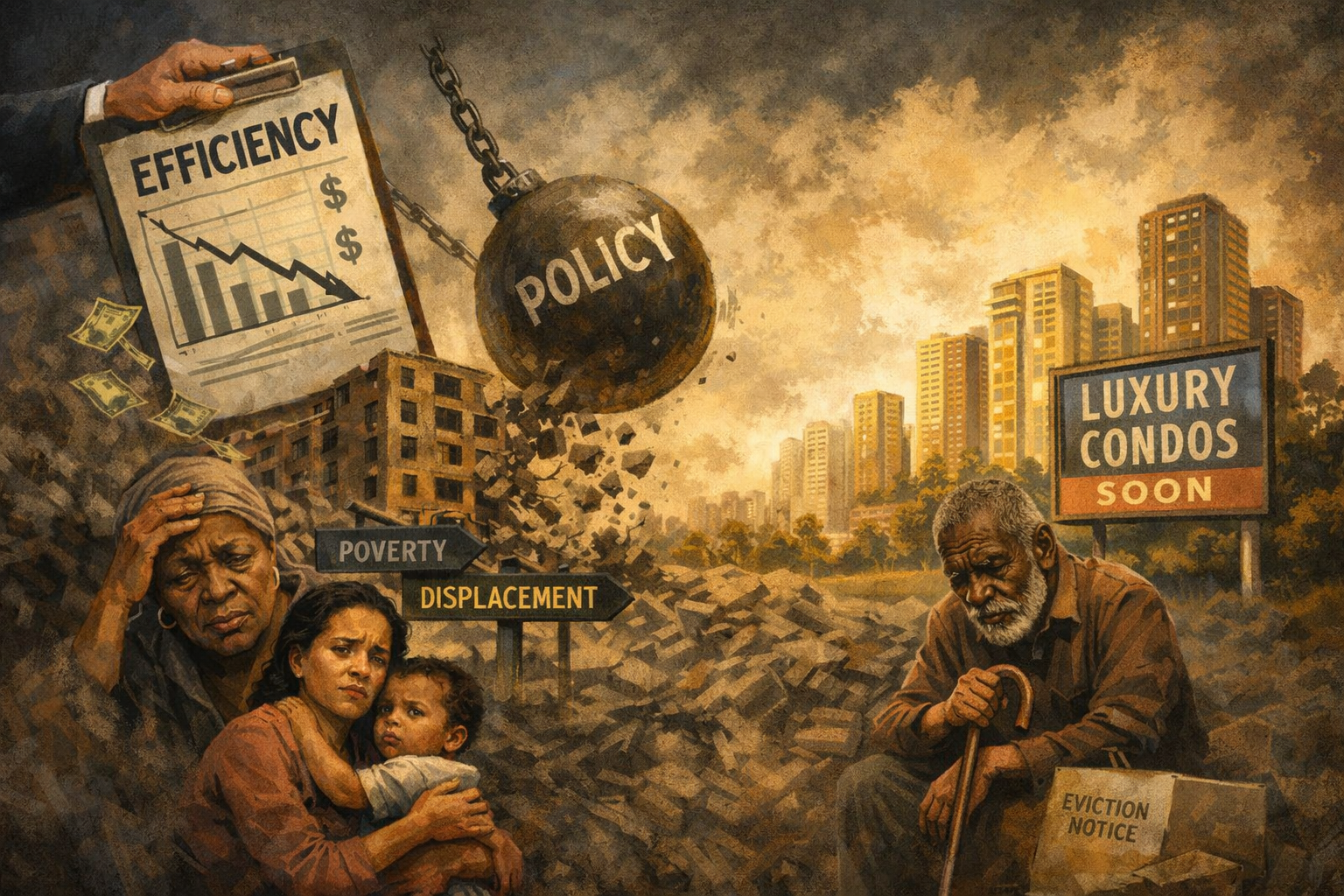 Government Efficiency is Code for “Poor People Pay the Price” and Guste Homes is the Latest Target         