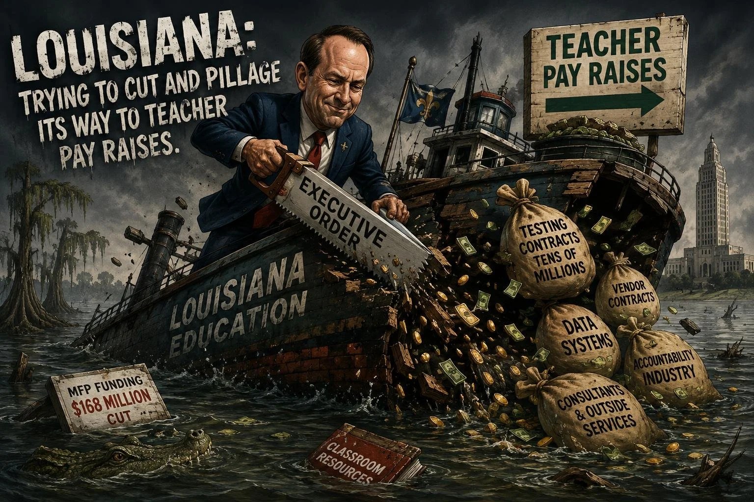 Somebody Has to Say It: You Don’t Respect Teachers by Raiding the Formula that Funds Schools 