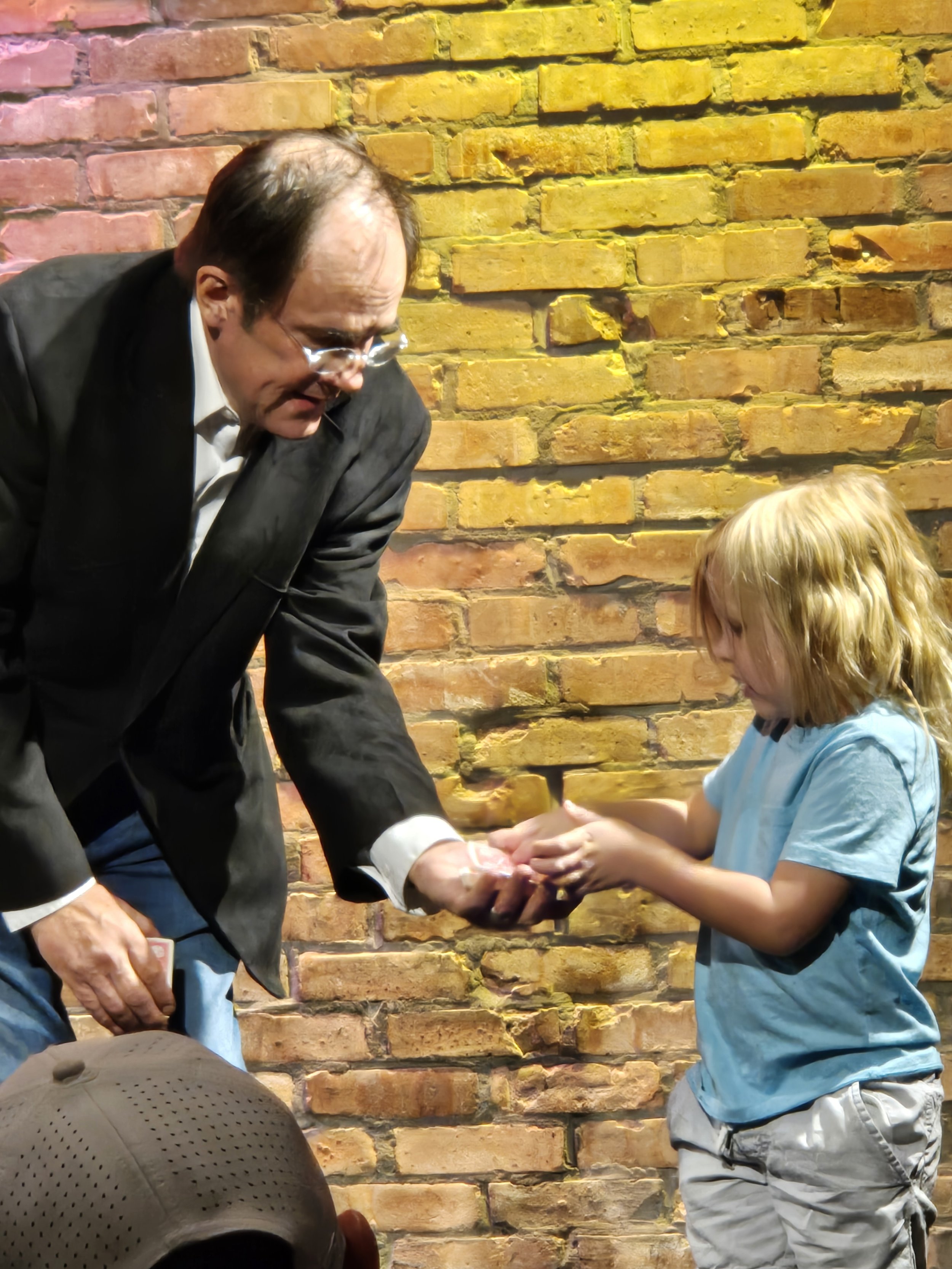 Magic Card Trick with Child Counting Cards