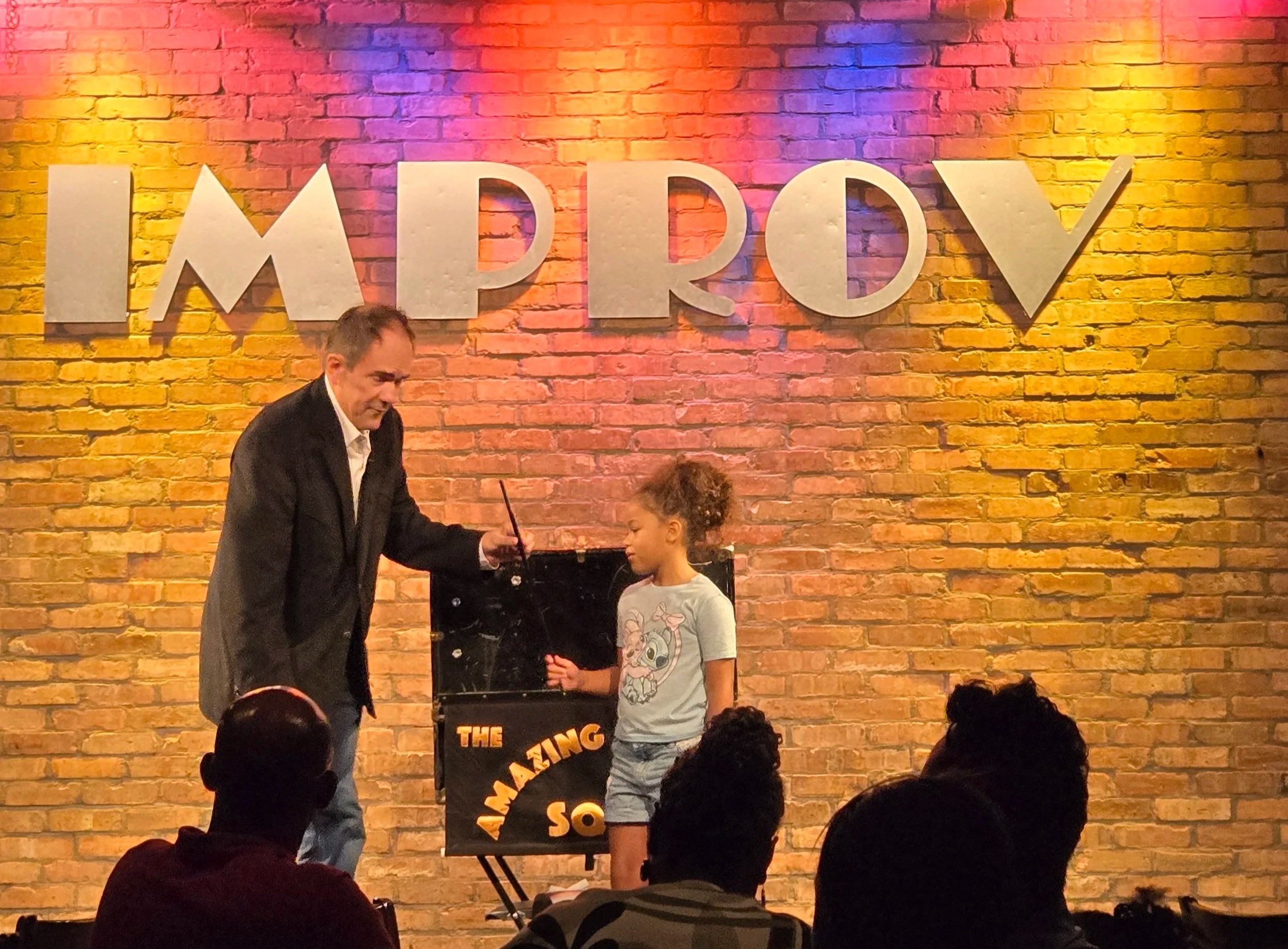 kids doing magic trick