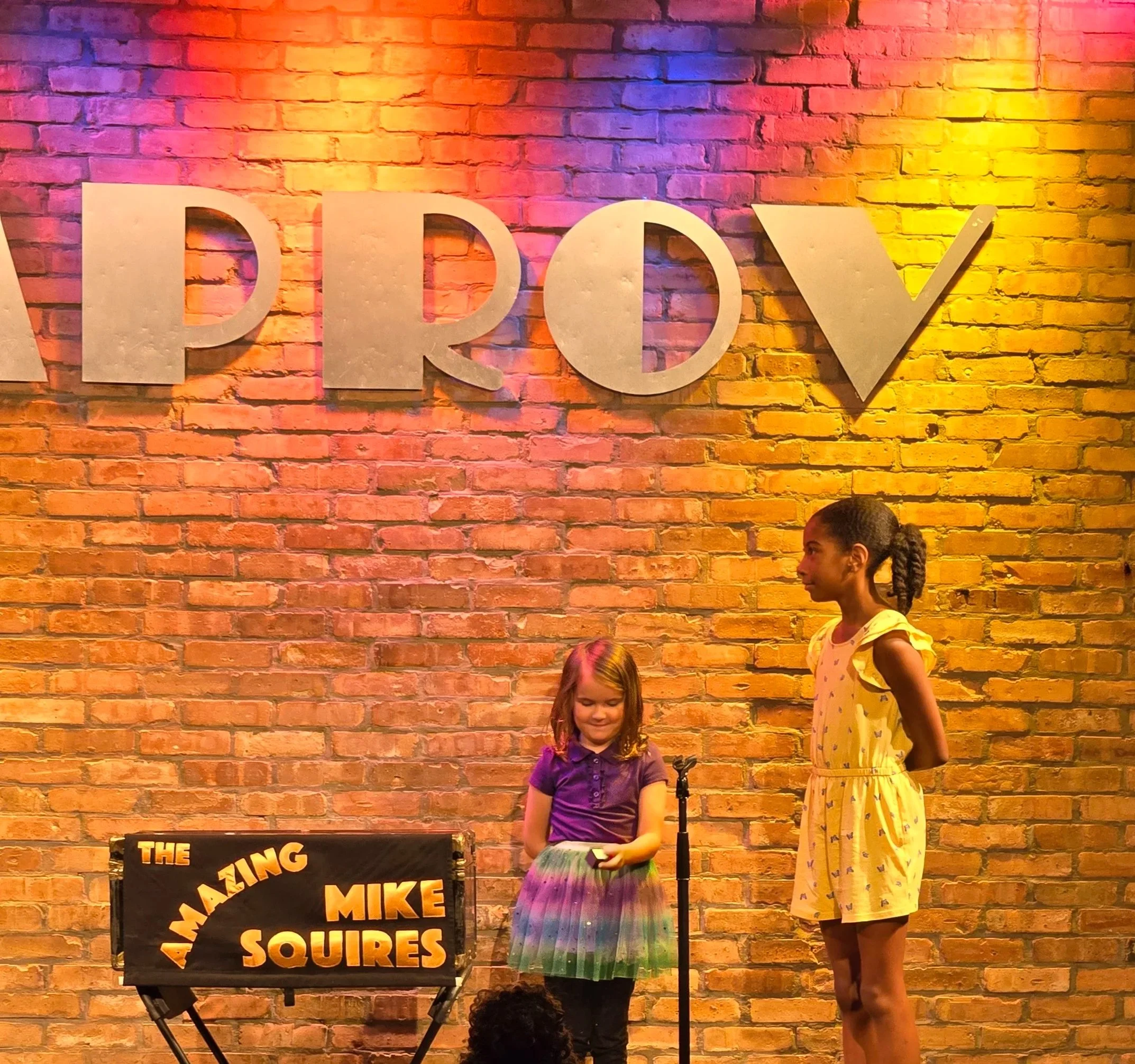 kids doing magic trick