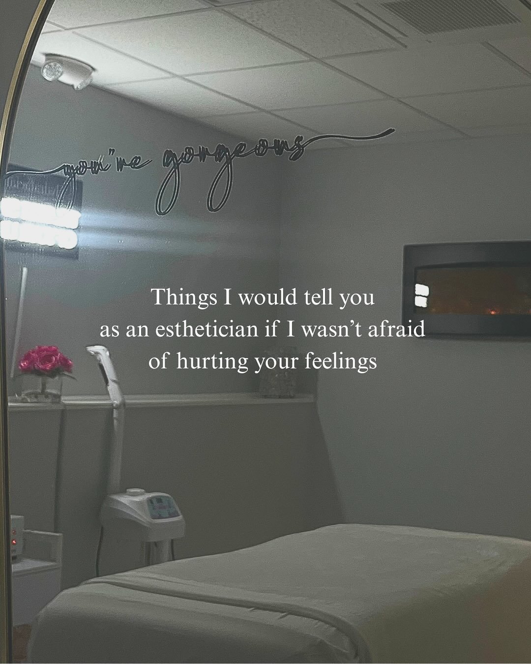 Things I would tell you if I wasn&rsquo;t afraid of hurting your feelings 🫢

Here&rsquo;s the truth:

✨Results take work. Skincare is a process that takes time, consistency, and the right approach for your skin&rsquo;s unique needs. Many people expe