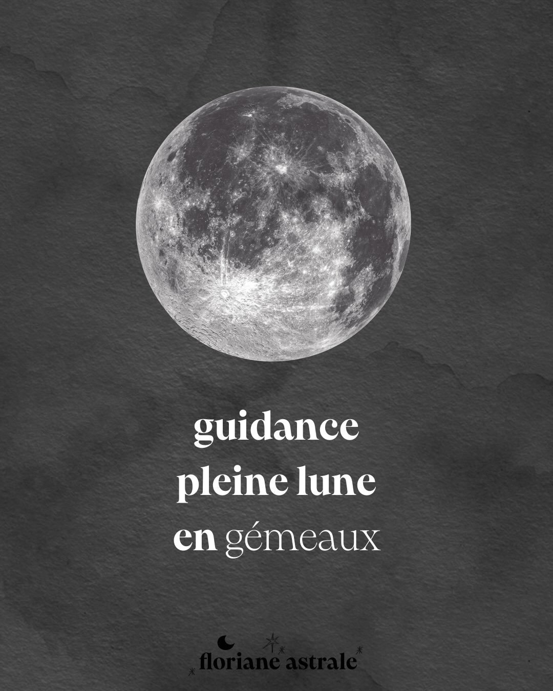 🌑 C&rsquo;est la Pleine Lune en g&eacute;meaux ♊️ demain vendredi 5 d&eacute;cembre 

🌞 Je t&rsquo;ai pr&eacute;par&eacute; une guidance pour vivre au mieux ce passage 

💜 Dis-moi si &ccedil;a te parle en commentaires 

💌 Et si tu veux un &eacute